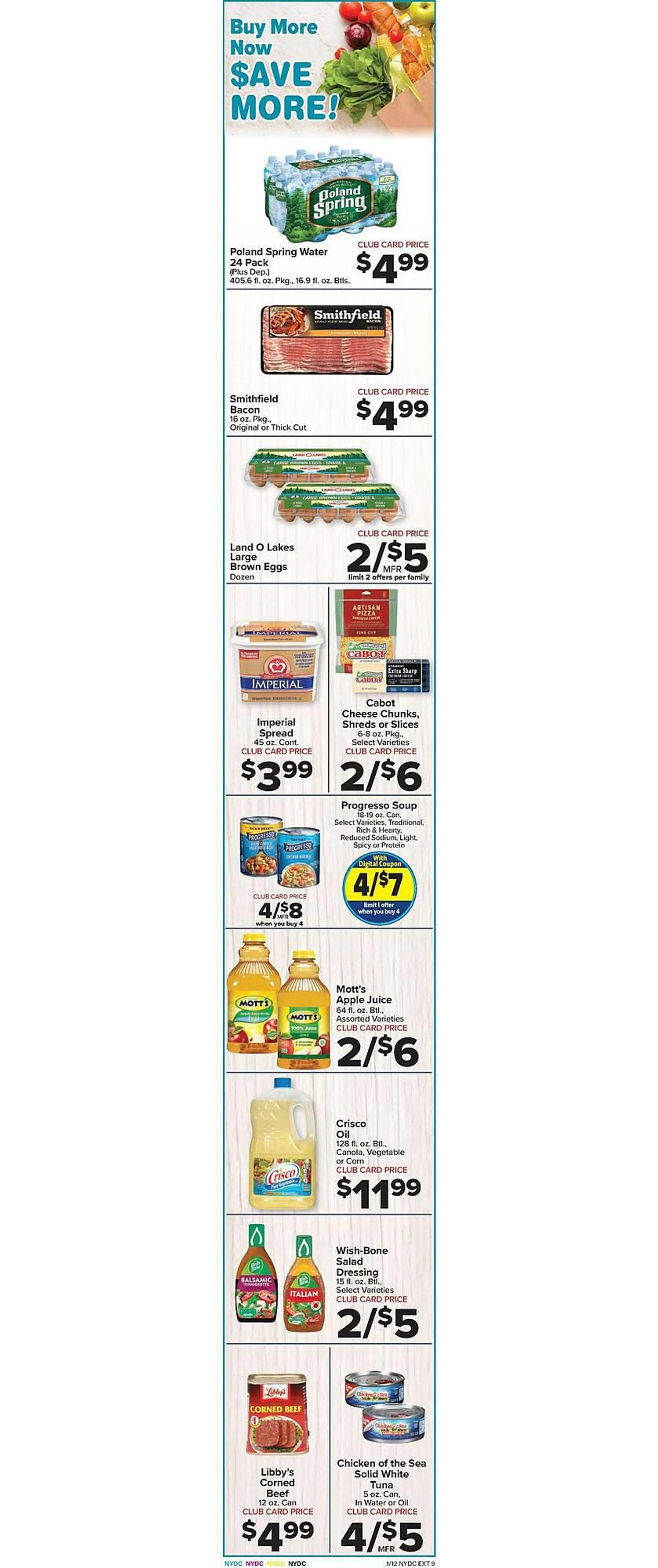 Weekly ad Foodtown Supermarkets Weekly Ad from January 12 to January 18 2024 - Page 