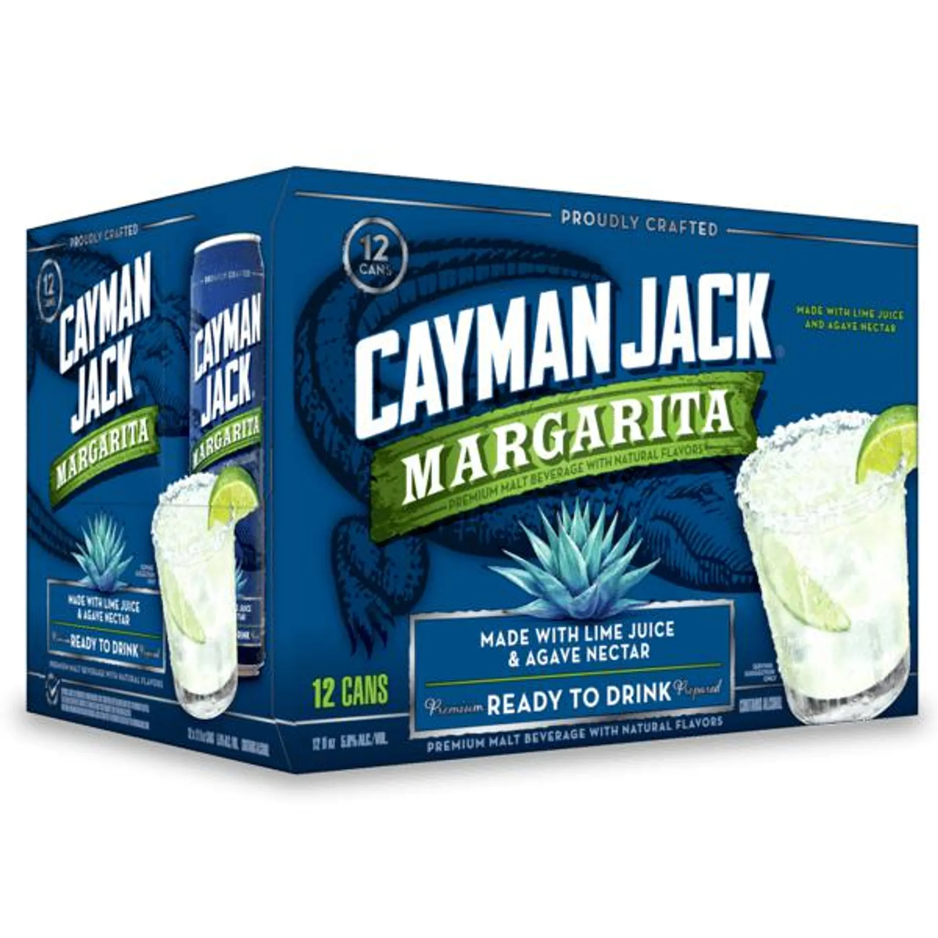 Cayman Jack Margarita Cocktail 12Pk