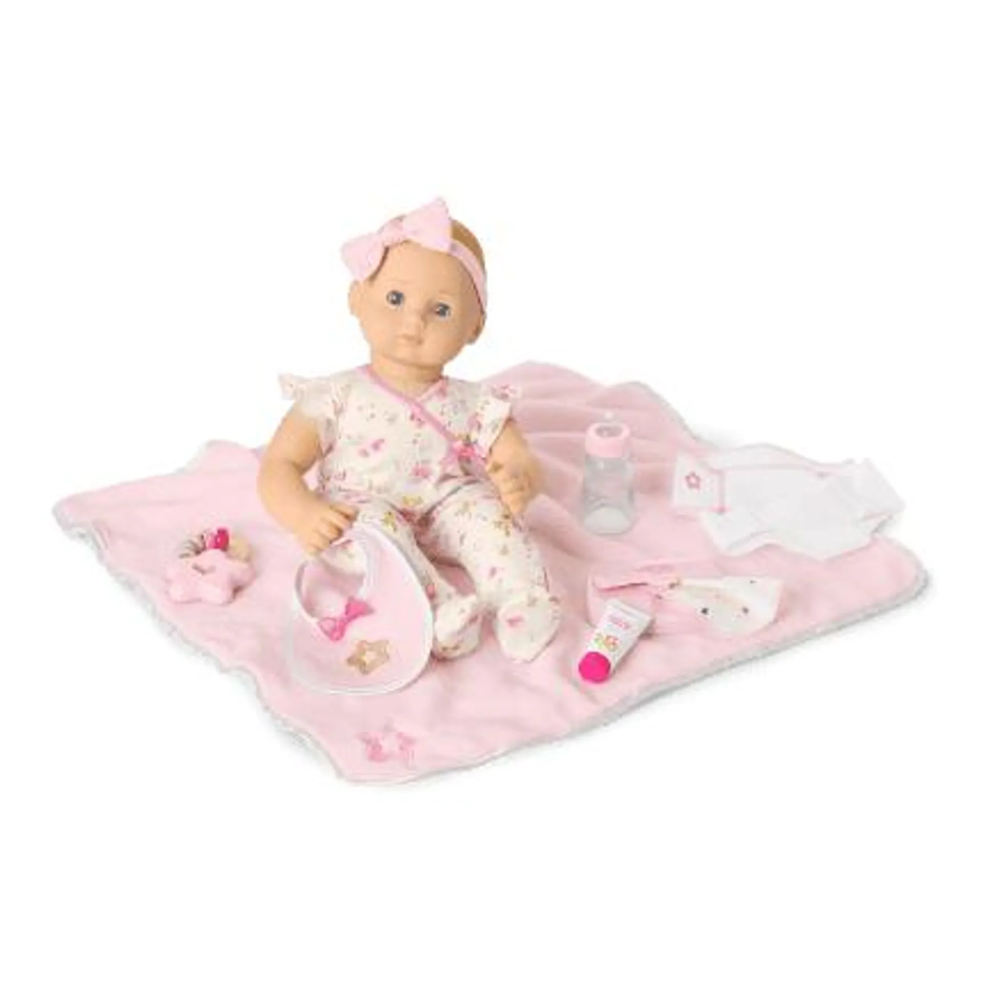 Bitty Baby® Doll #3 with blonde hair Care & Play Set