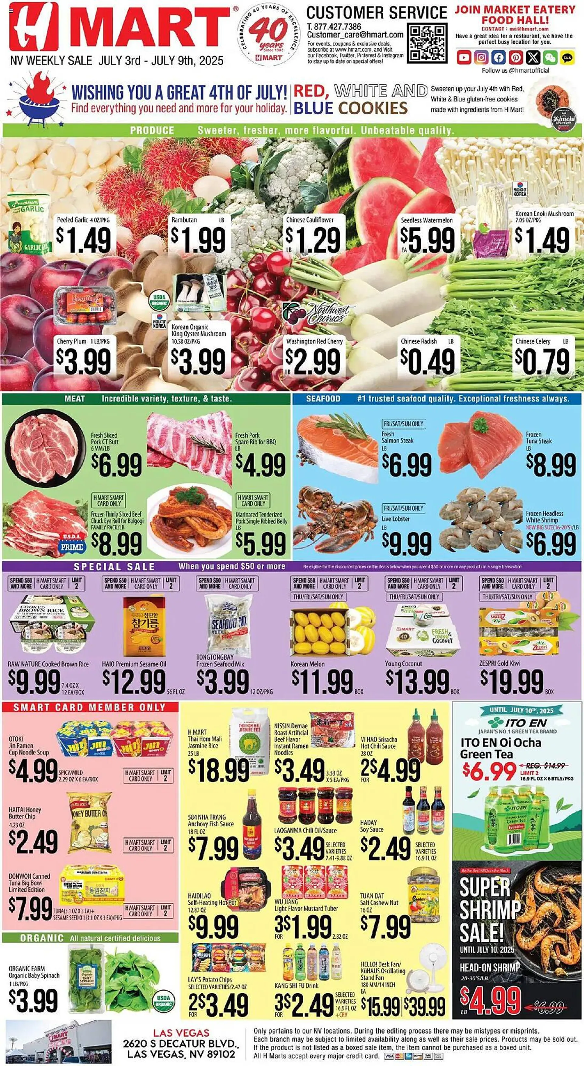 Weekly ad Hmart Weekly Ad from July 3 to July 9 2025 - Page 1