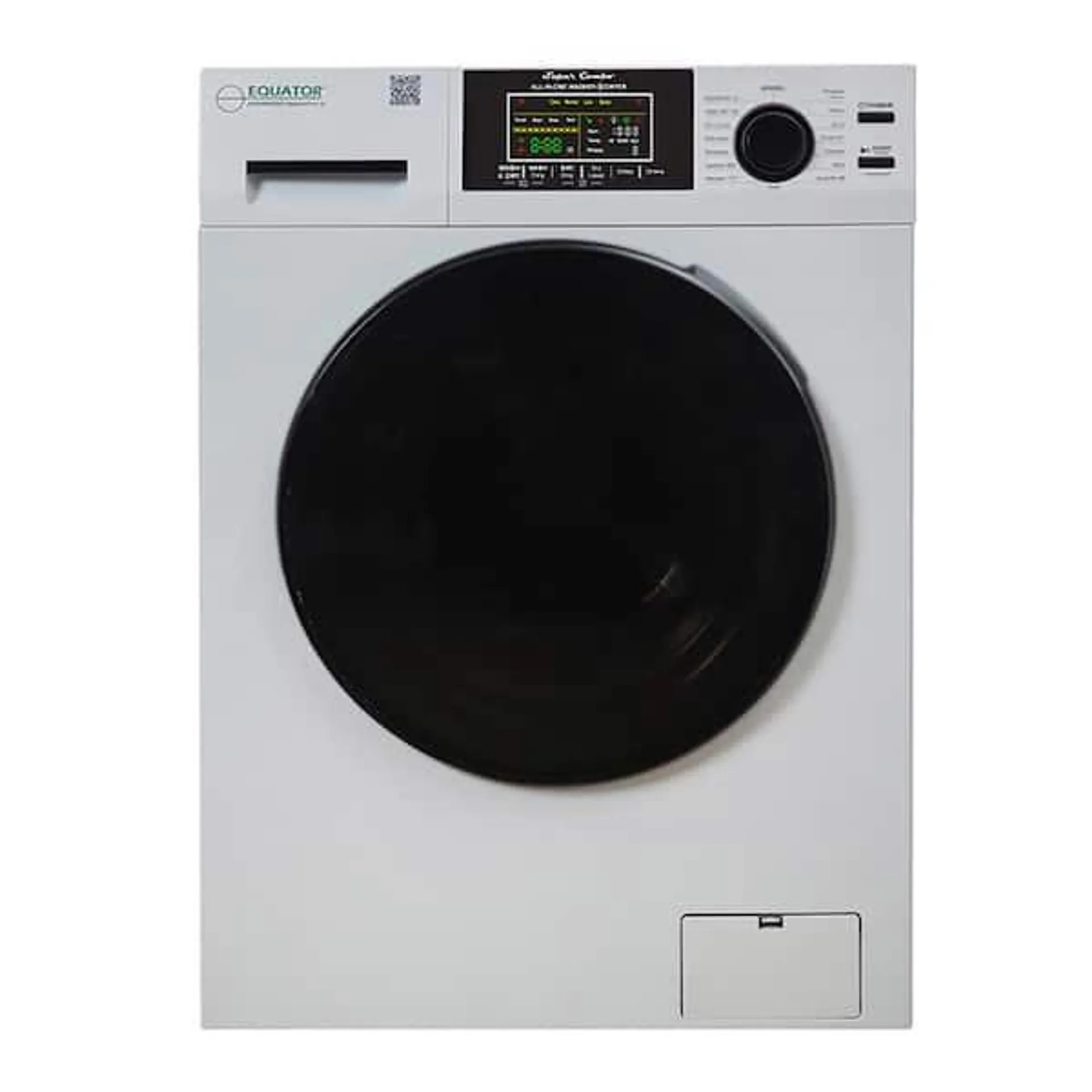 1.62 cu. Ft./15lbs Fully Built-in All-in-One Washer Dryer Combo Ventless 110V in White