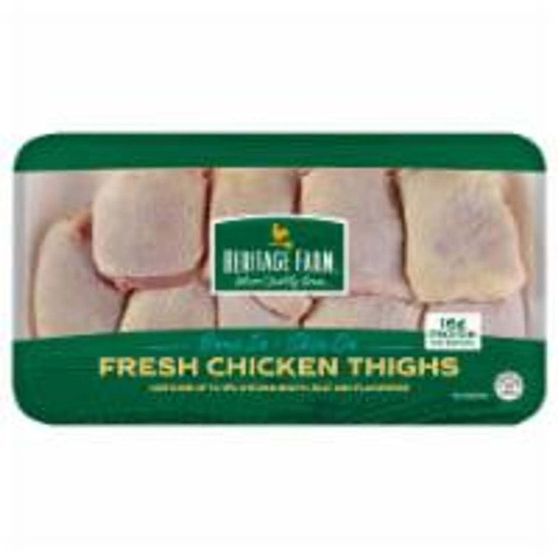 Heritage Farm Bone-In Skin-On Fresh Chicken Thighs