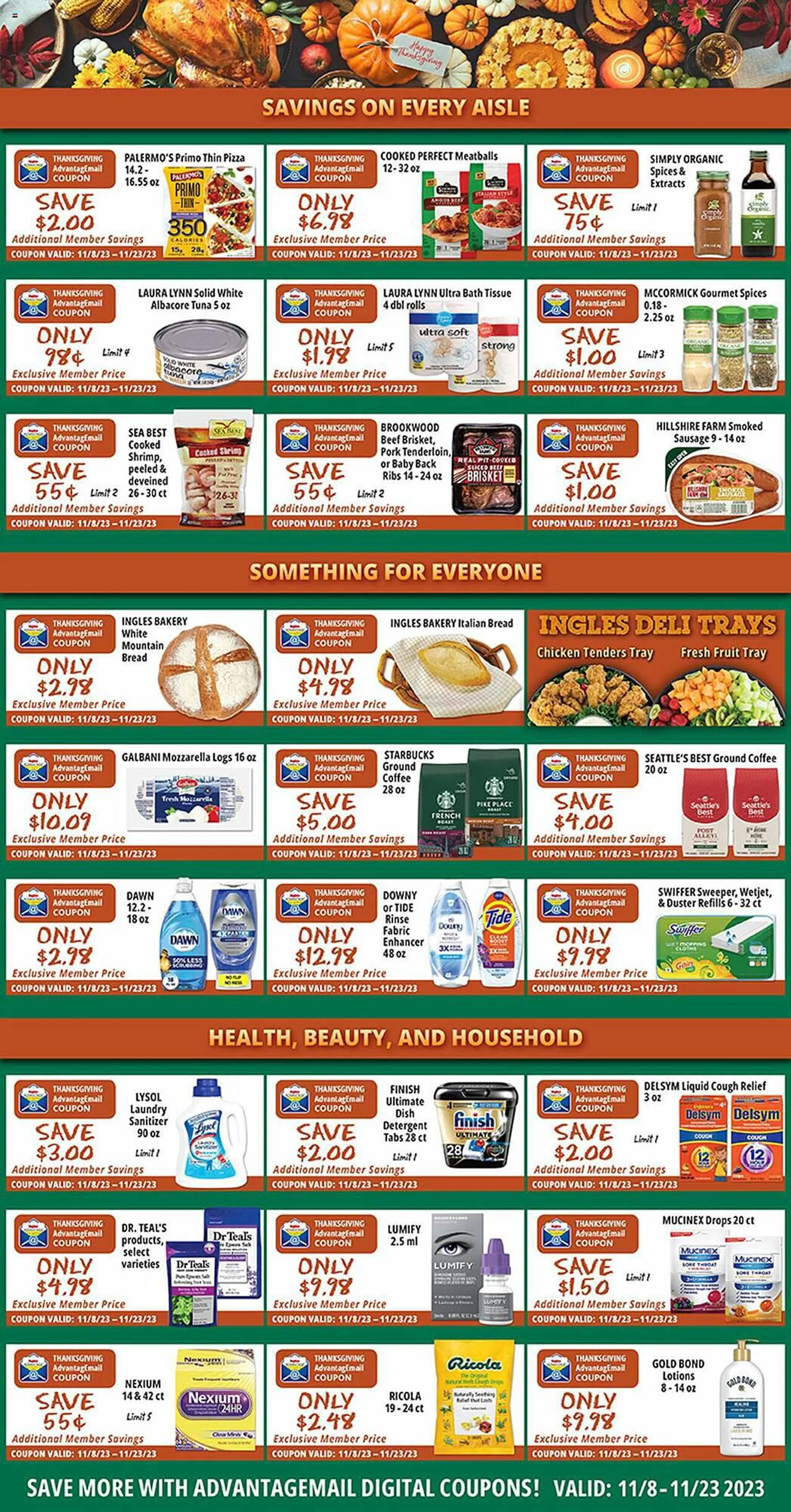 Weekly ad Ingles Weekly Ad from November 8 to November 23 2023 - Page 1