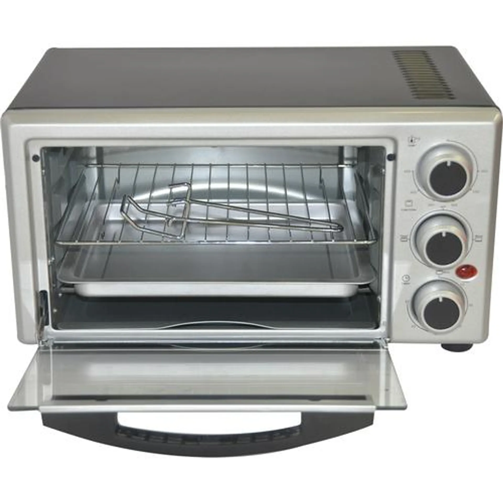 6-Slice 0.5 CuFt Toaster Oven with Bake, Broil and Toast Functions