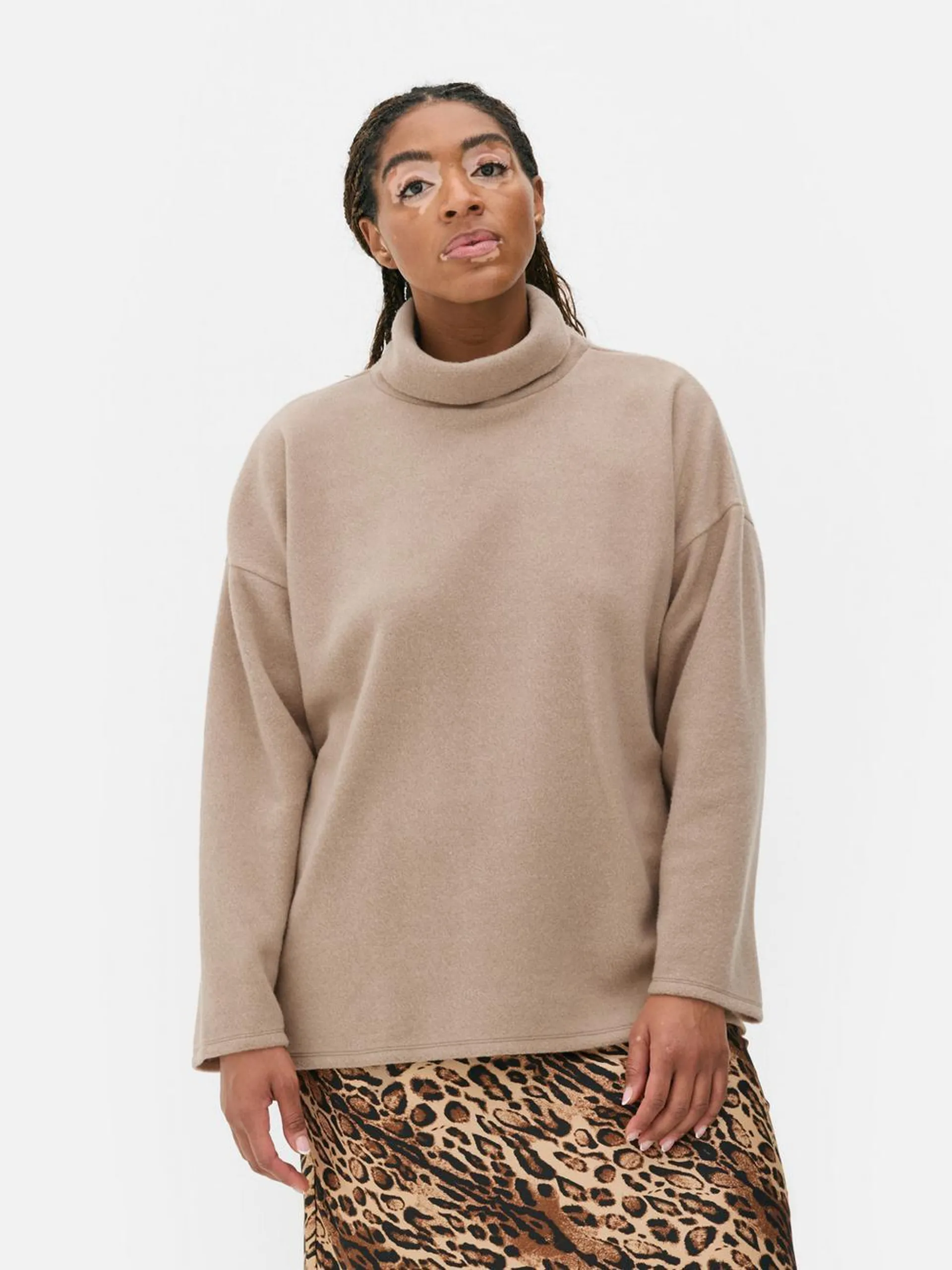 Oversized Roll Neck Sweater