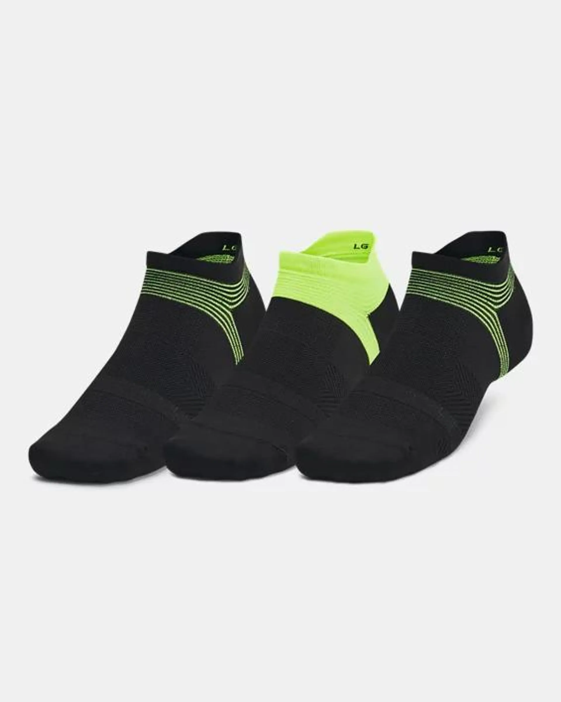 Unisex UA ArmourDry® Run Lite 3-Pack No Show Tab Socks