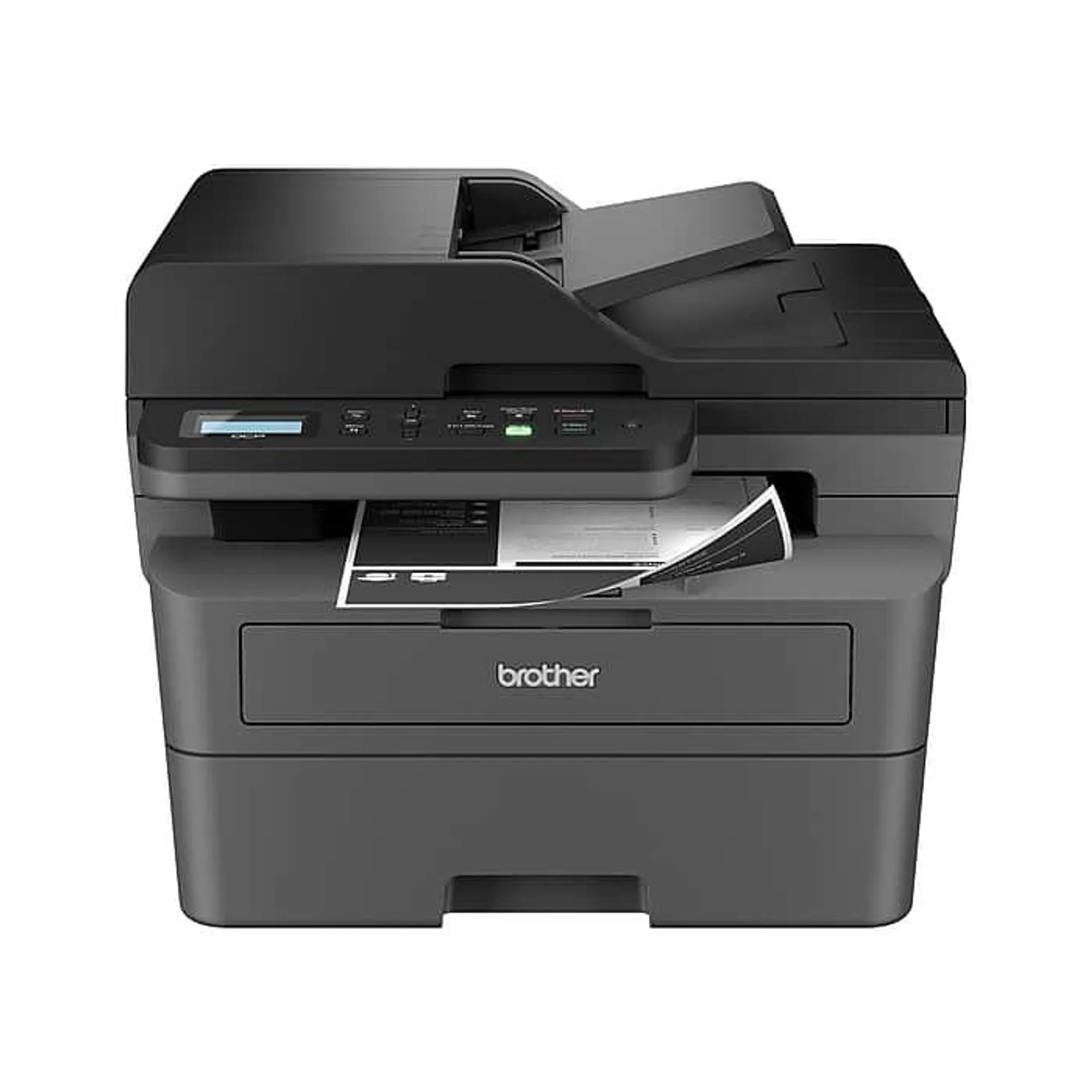 Brother DCP-L2640DW Compact Wireless Black & White Laser Printer,