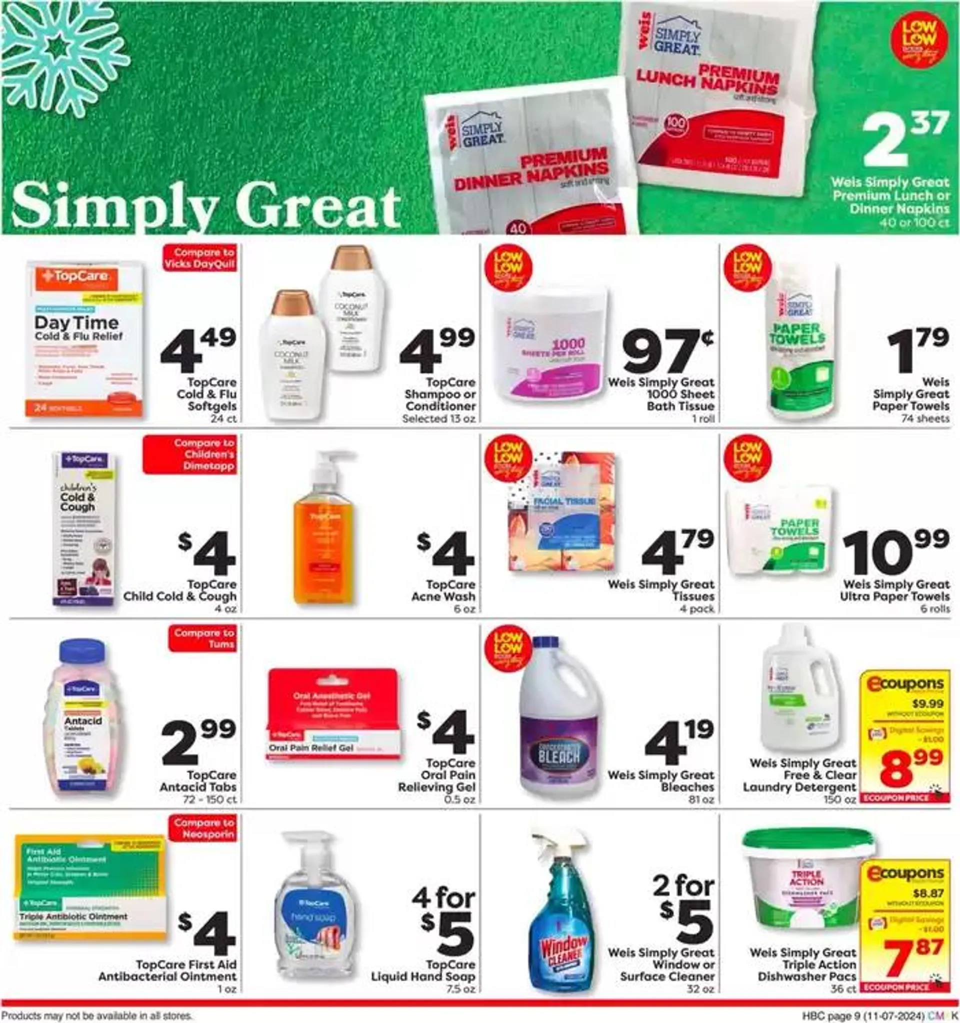 Weekly ad Weekly Ads Weis Markets from November 6 to December 4 2024 - Page 15