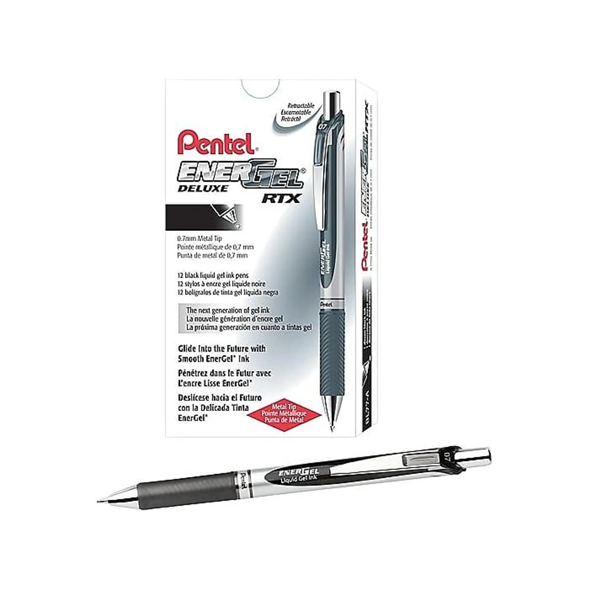 Pentel EnerGel RTX Retractable Gel Pens,