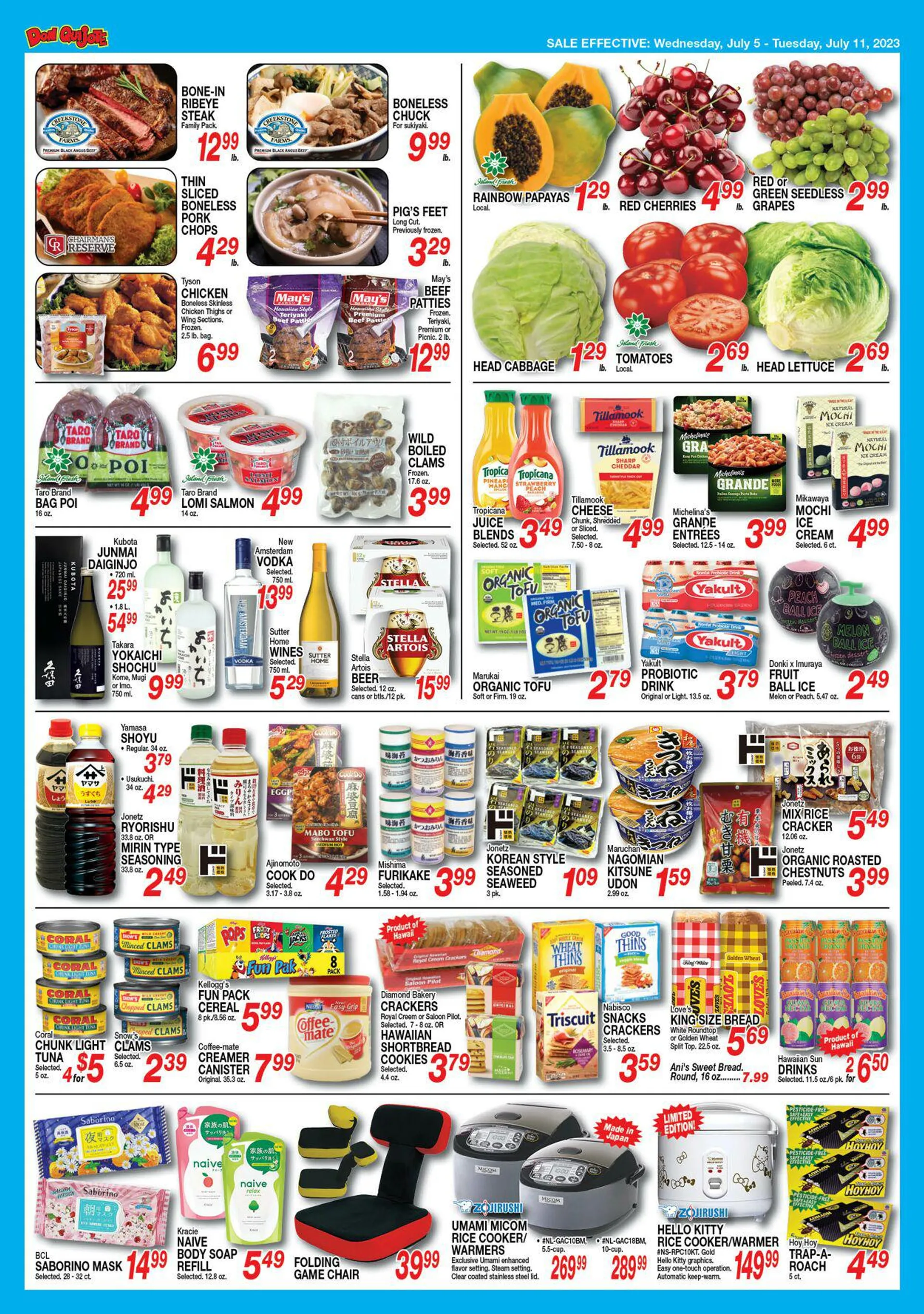 Don Quijote Hawaii Current weekly ad - 2