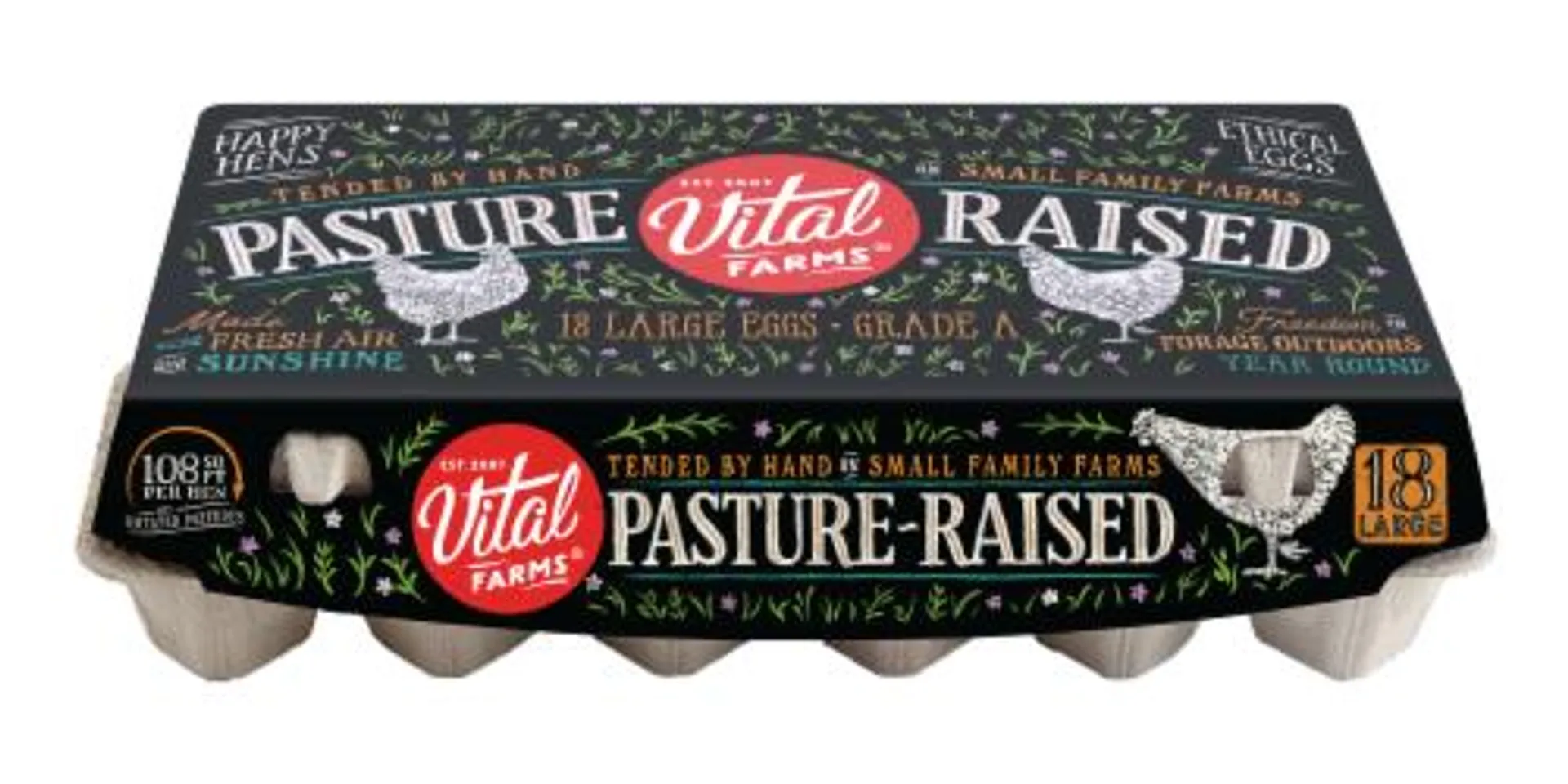Vital Farms® Pasture-Raised Large Brown Eggs