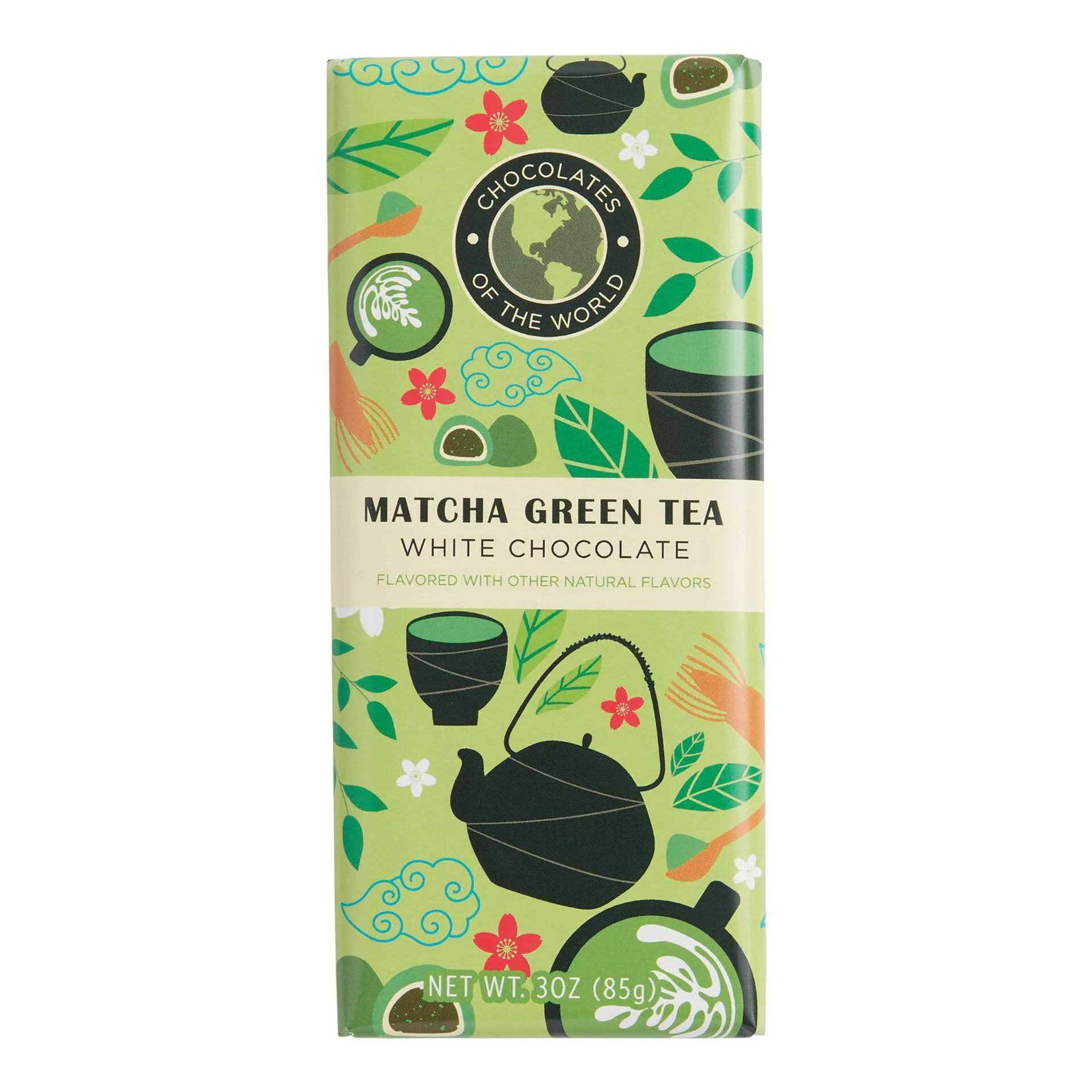 Chocolate Of The World Matcha White Chocolate Bar