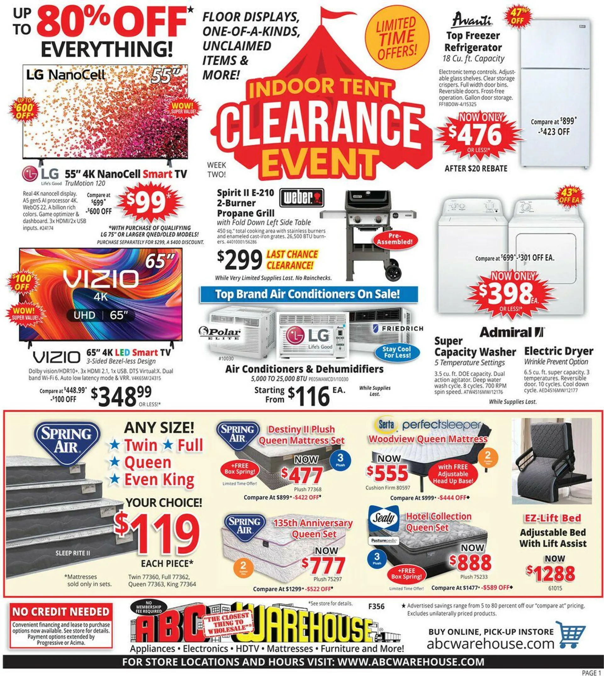 Weekly ad ABC Warehouse Current weekly ad from June 8 to June 14 2025 - Page 1