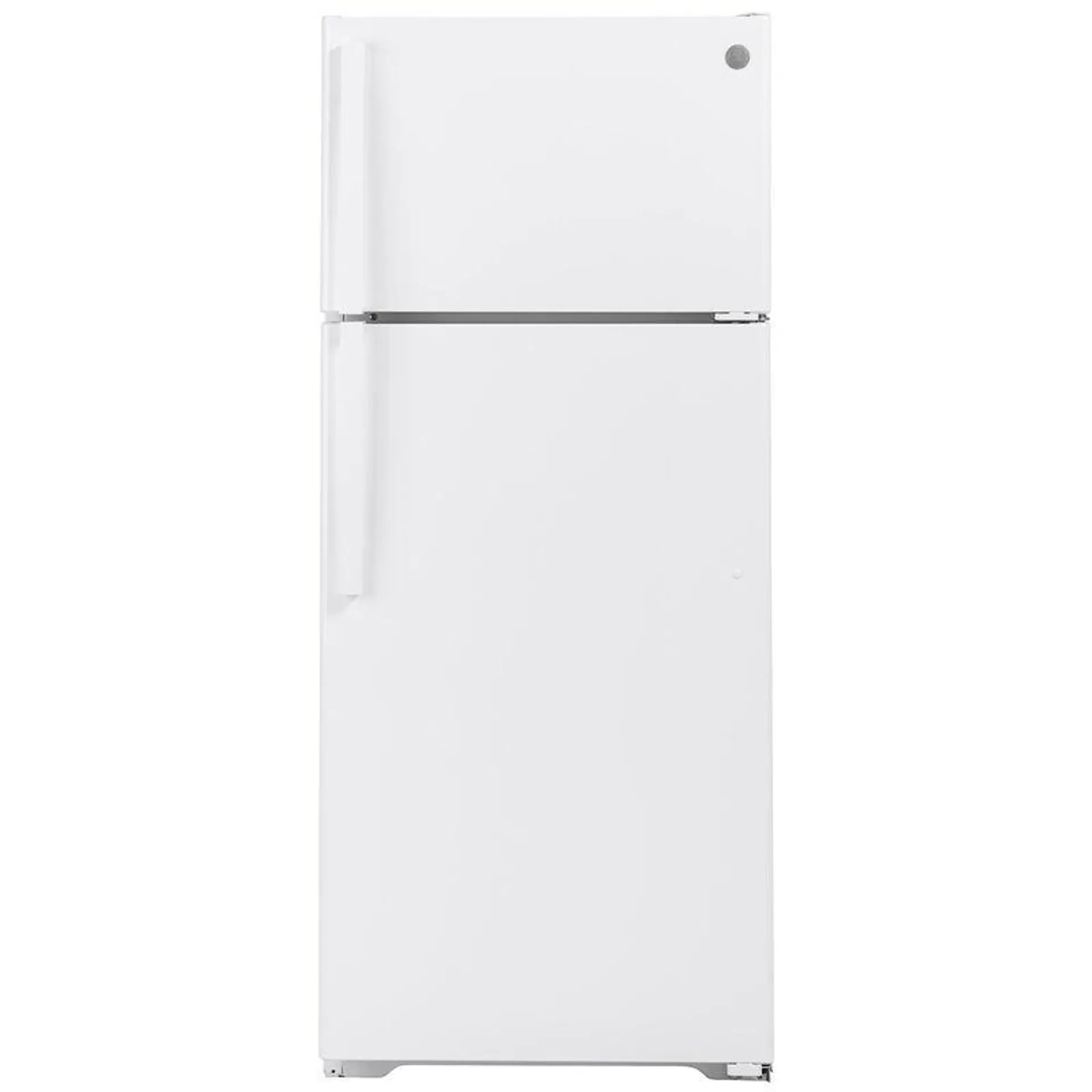 GE 28 in. 17.5 cu. ft. Top Freezer Refrigerator - Smooth White