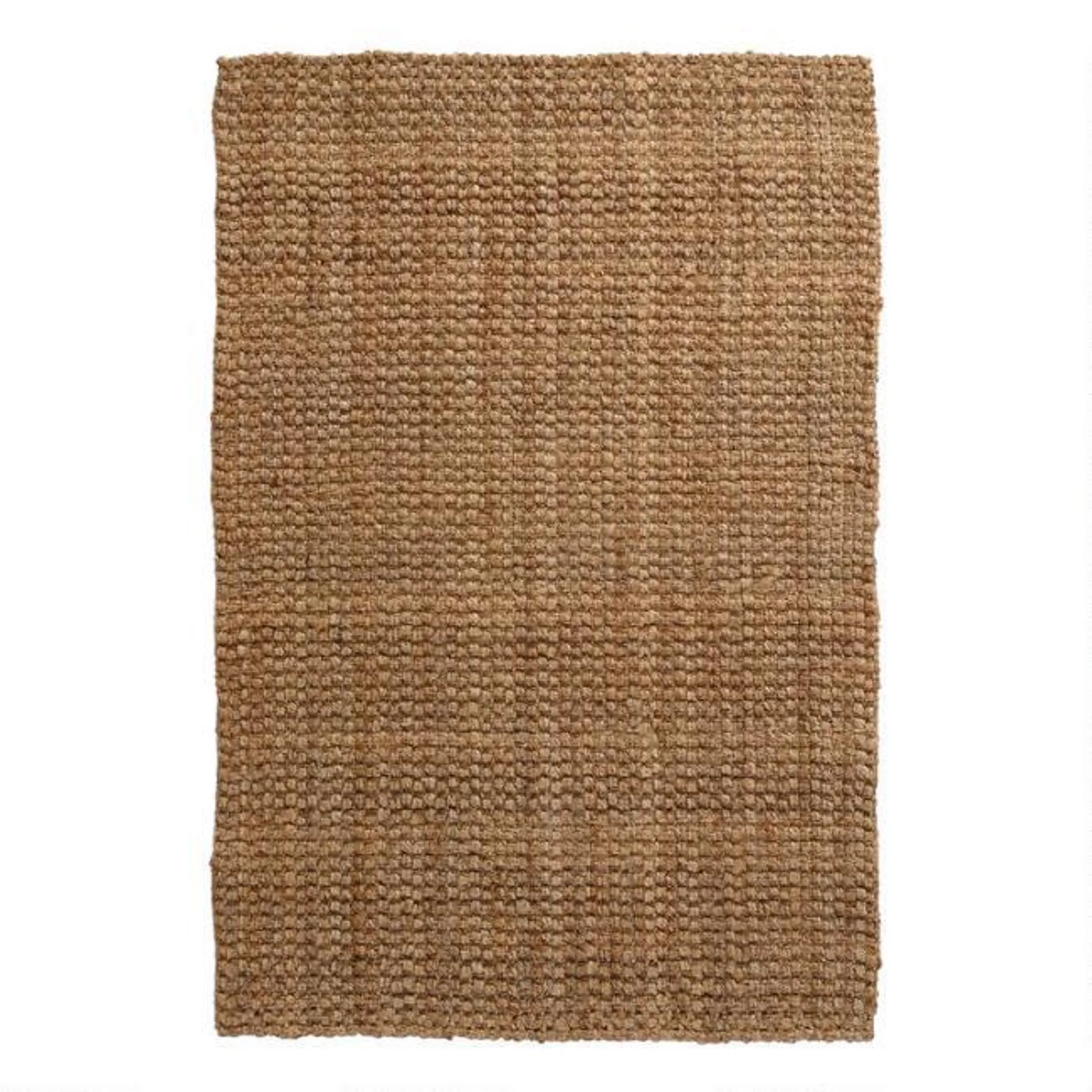 Natural Basket Weave Jute Area Rug