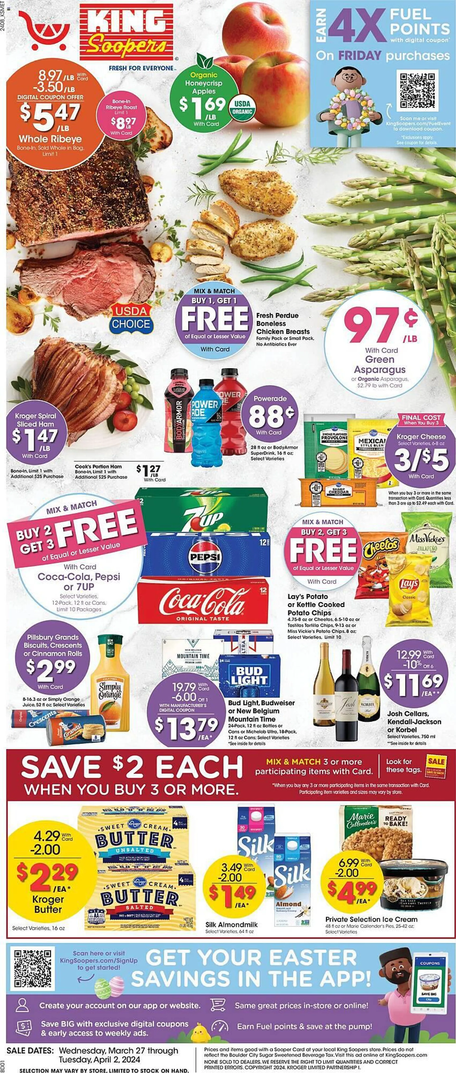 Weekly ad King Soopers Weekly Ad from March 27 to April 2 2024 - Page 