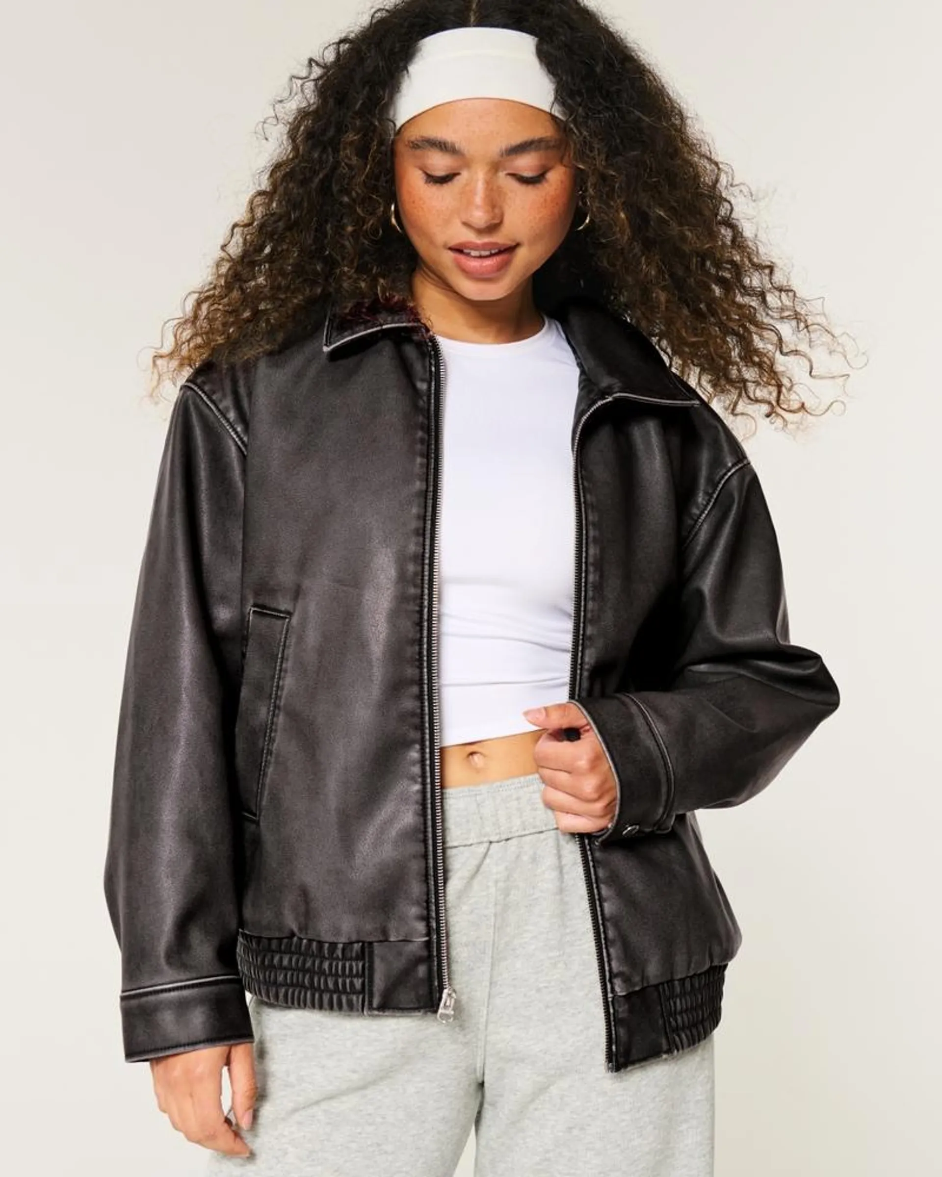 Vegan Leather Jacket