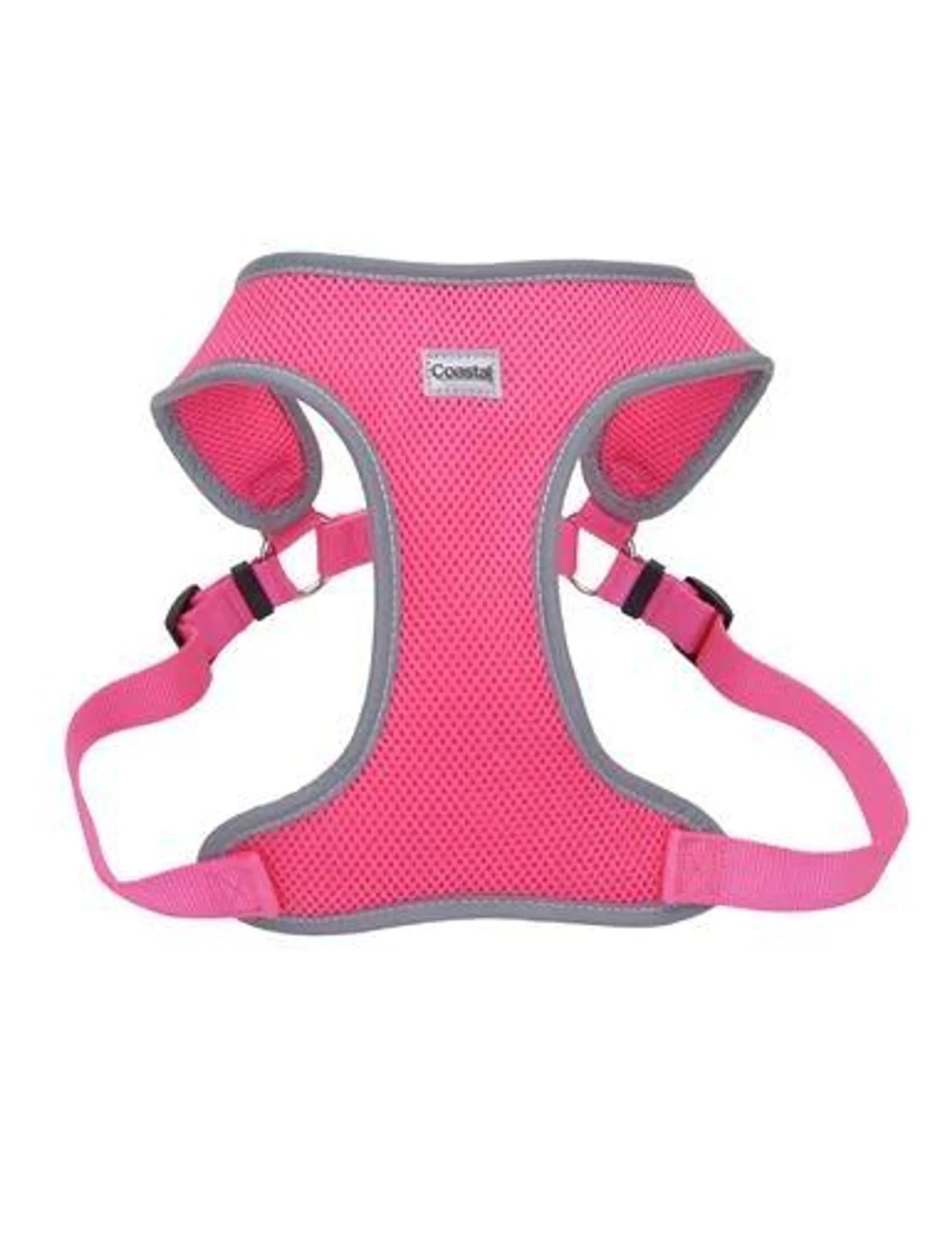 Comfort Soft® Reflective Wrap Adjustable Dog Harness, Neon Pink, 3/4" x 20"-29"