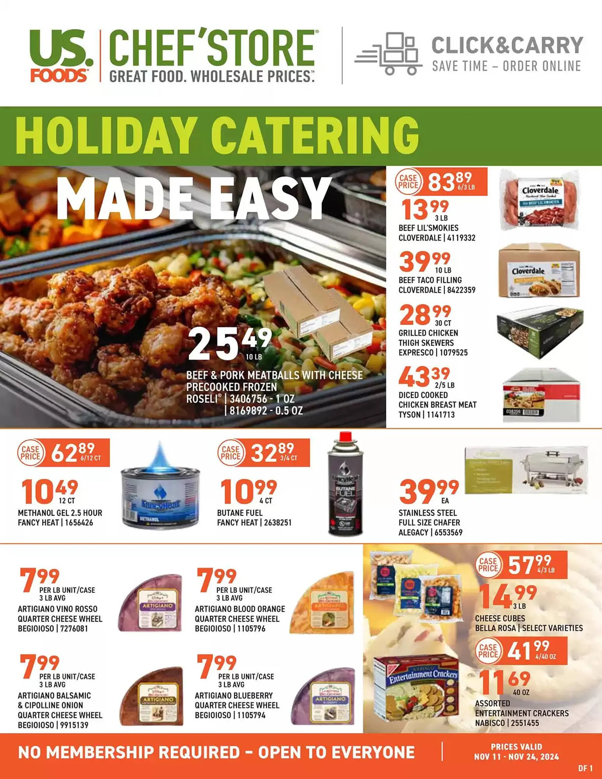 US Foods Chefs Store Weekly Ad - 1