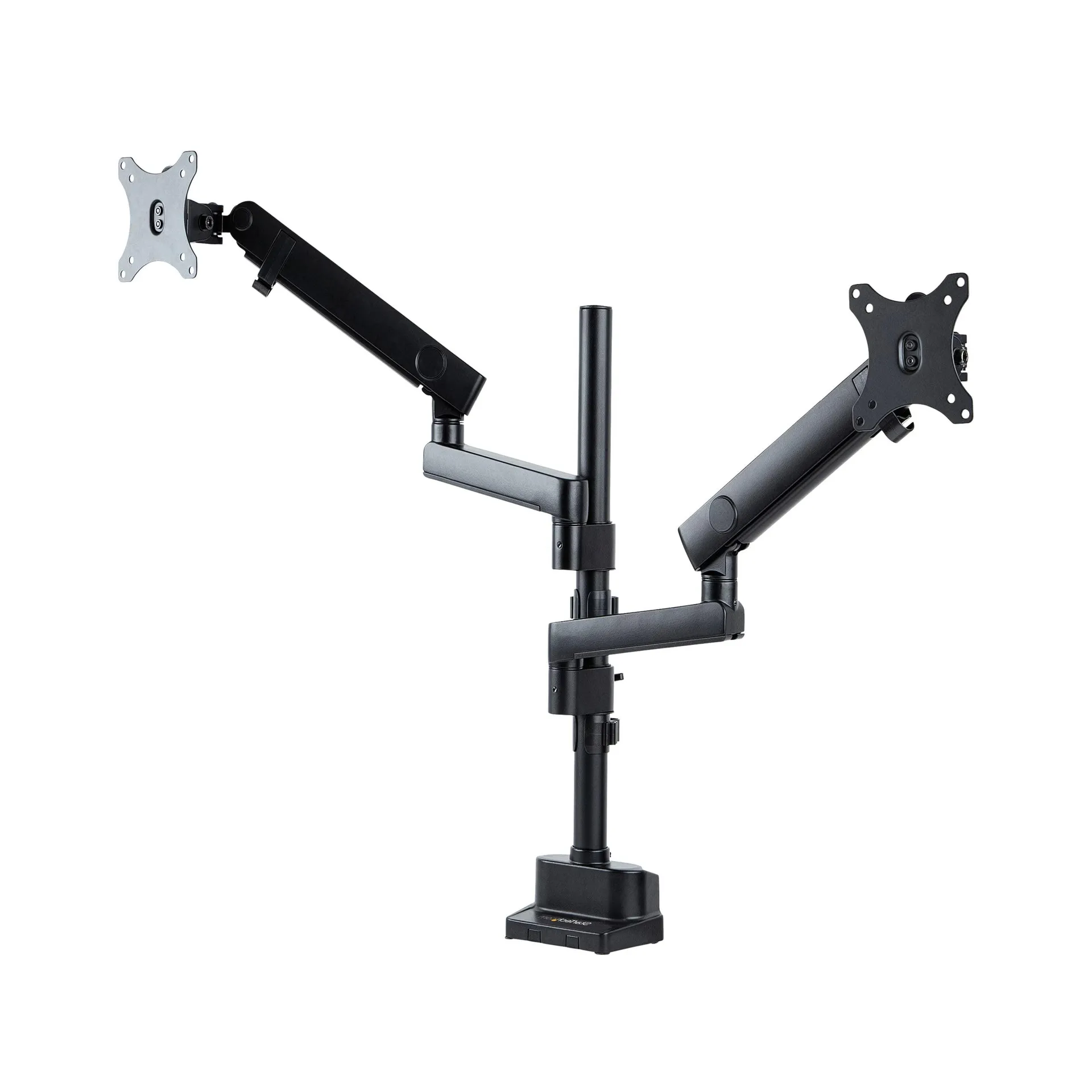 Startech ARMDUALPIVOT 32 in. Desk Mount Dual Monitor Arm, Matte Black