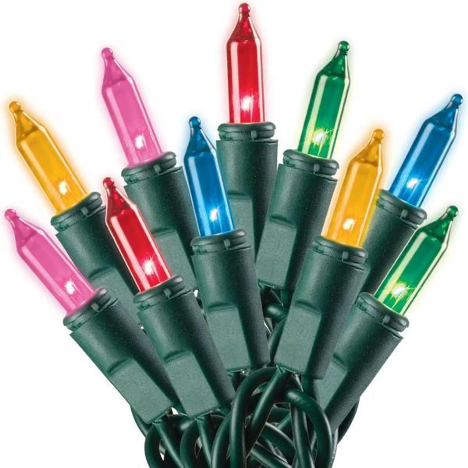 100 Light Mini Bulb Multi-Colored Light Set