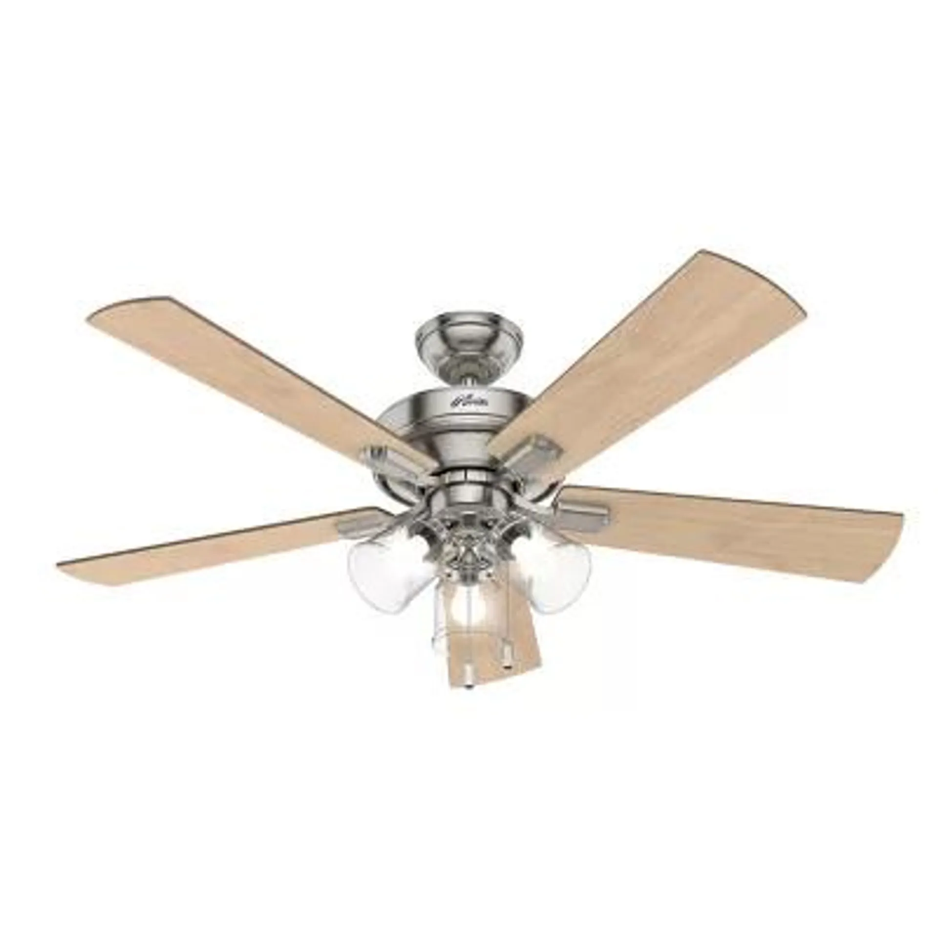 Hunter 52" Crestfield Indoor Ceiling Fan with LED Light and Pull Chain