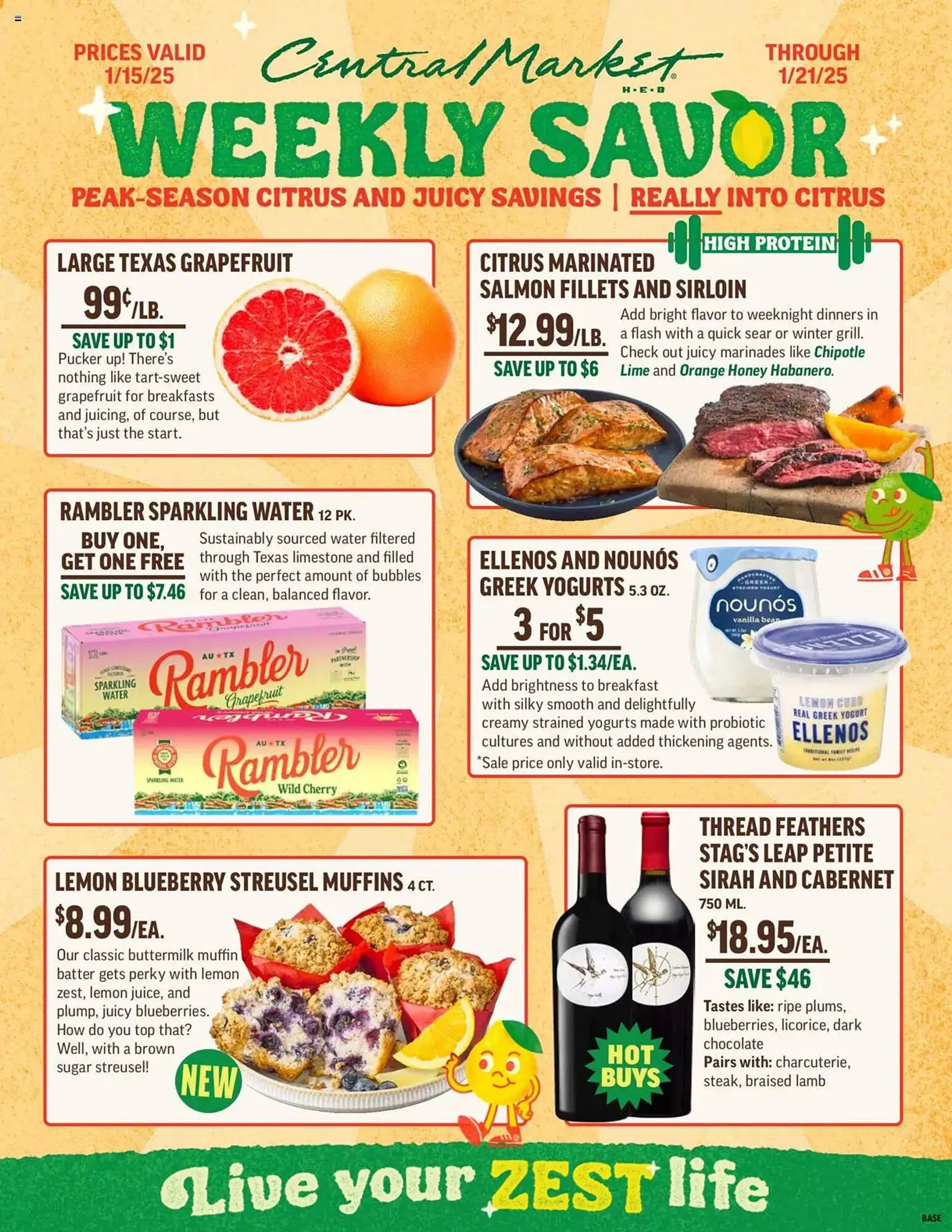 Central Market Weekly Ad - 1