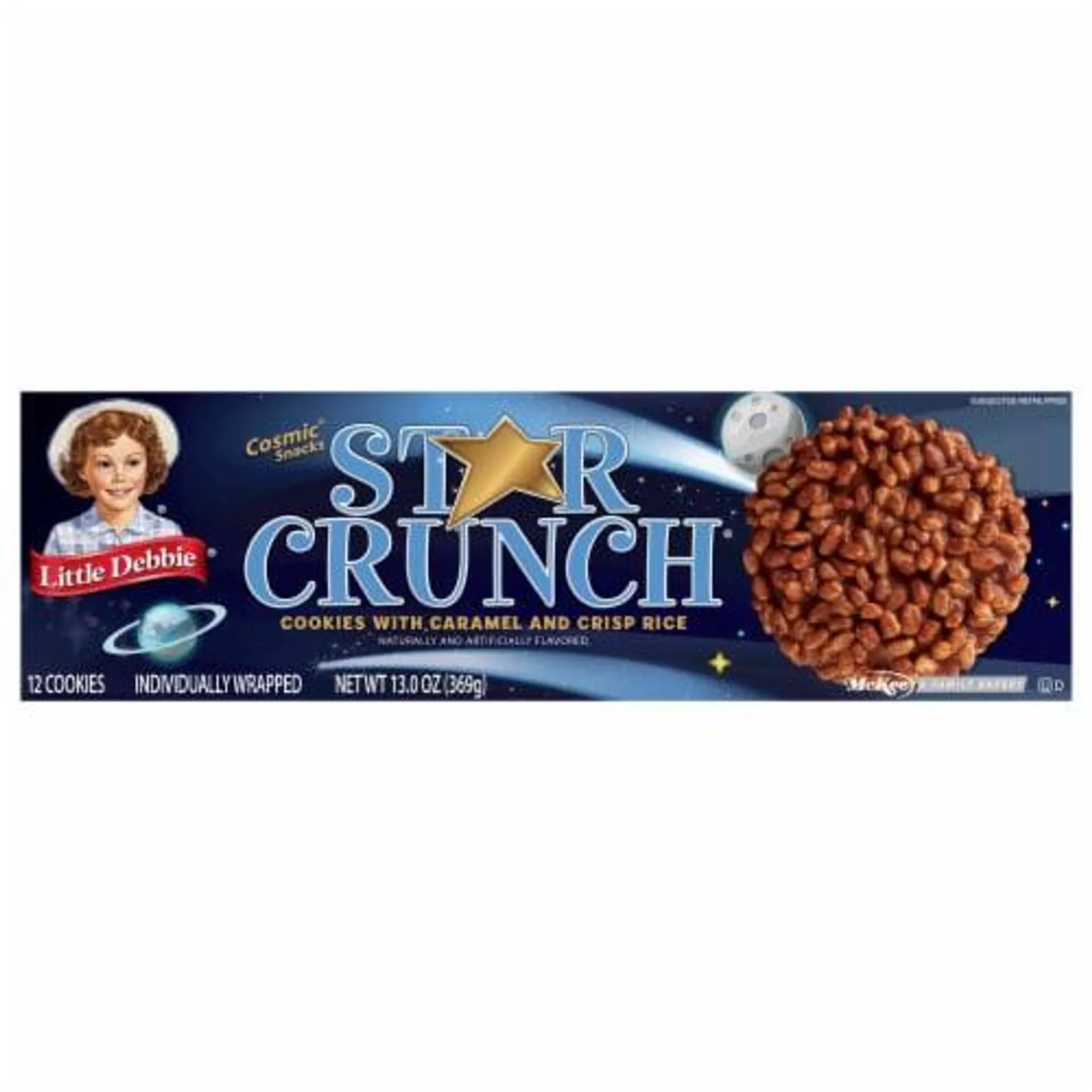 Little Debbie® Star Crunch® Cosmic® Caramel and Crisp Rice Cookies