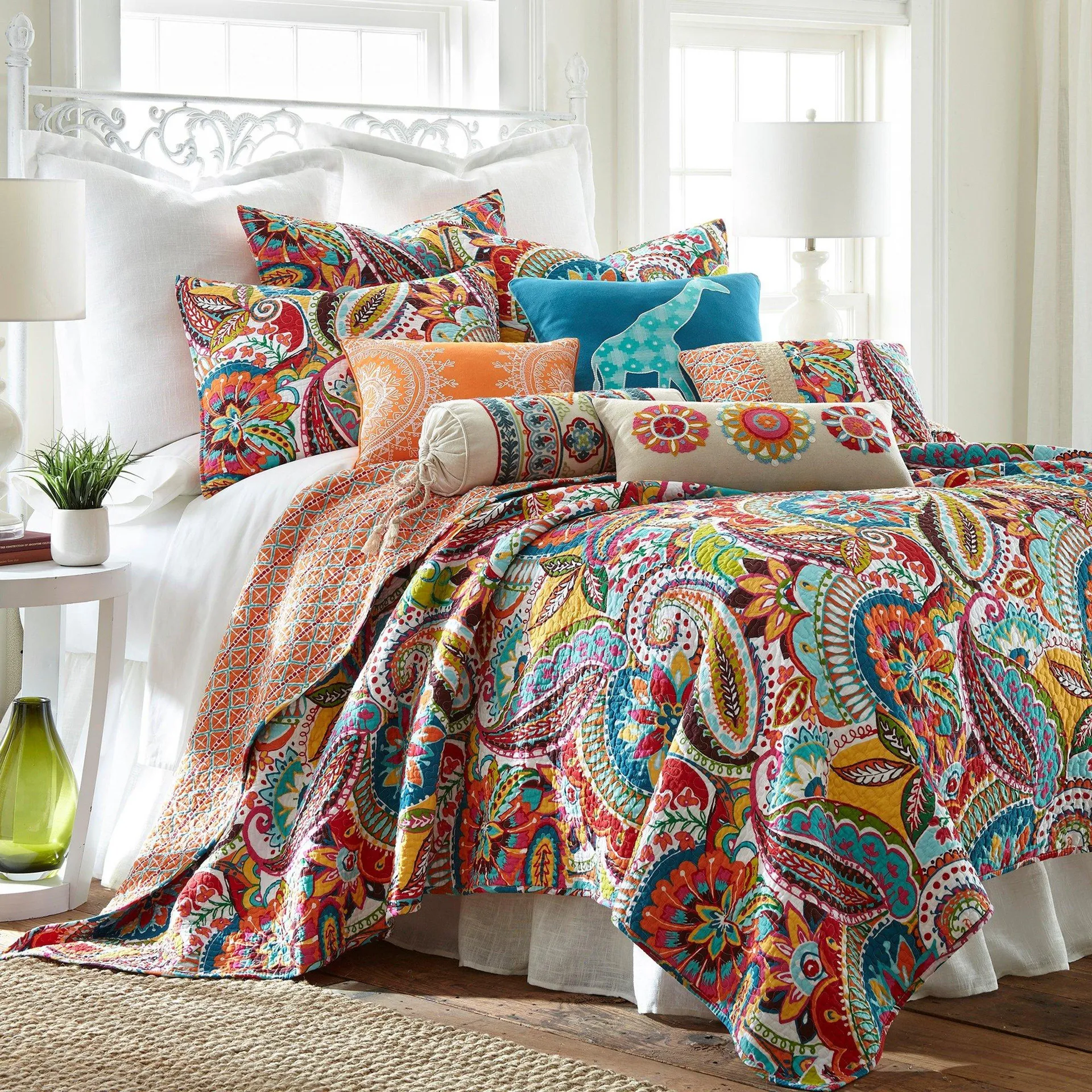 Levtex Home Rhapsody Reversible Quilt & Sham Set