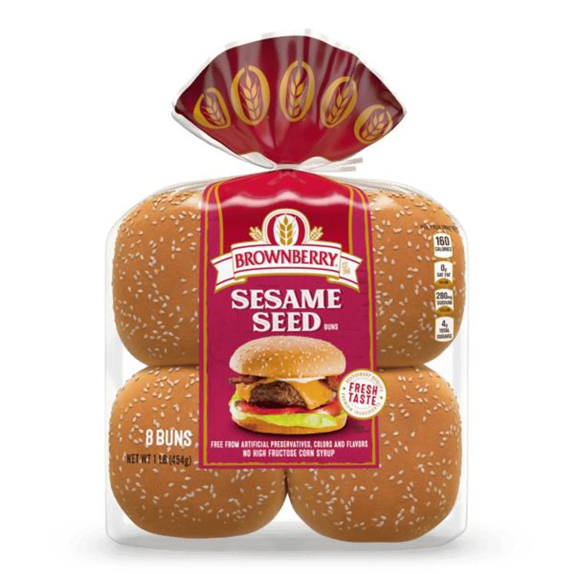 Arnold Brownberry Oraweat Sesame Seed Sandwich Buns 8Ct