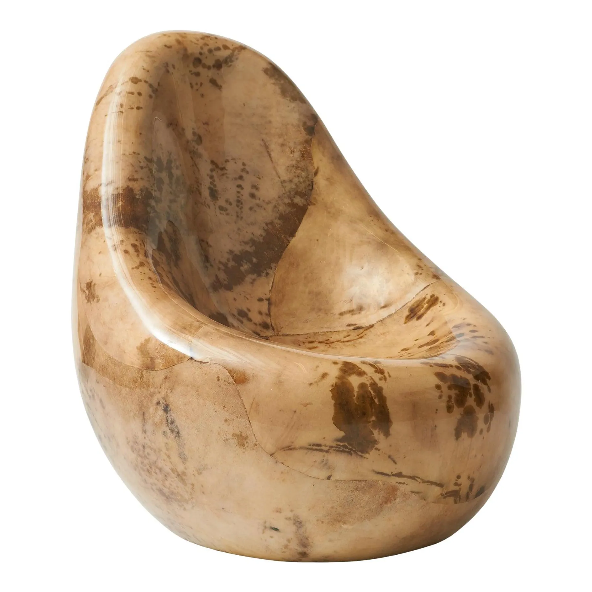 Contemporary Parchment Egg Chair