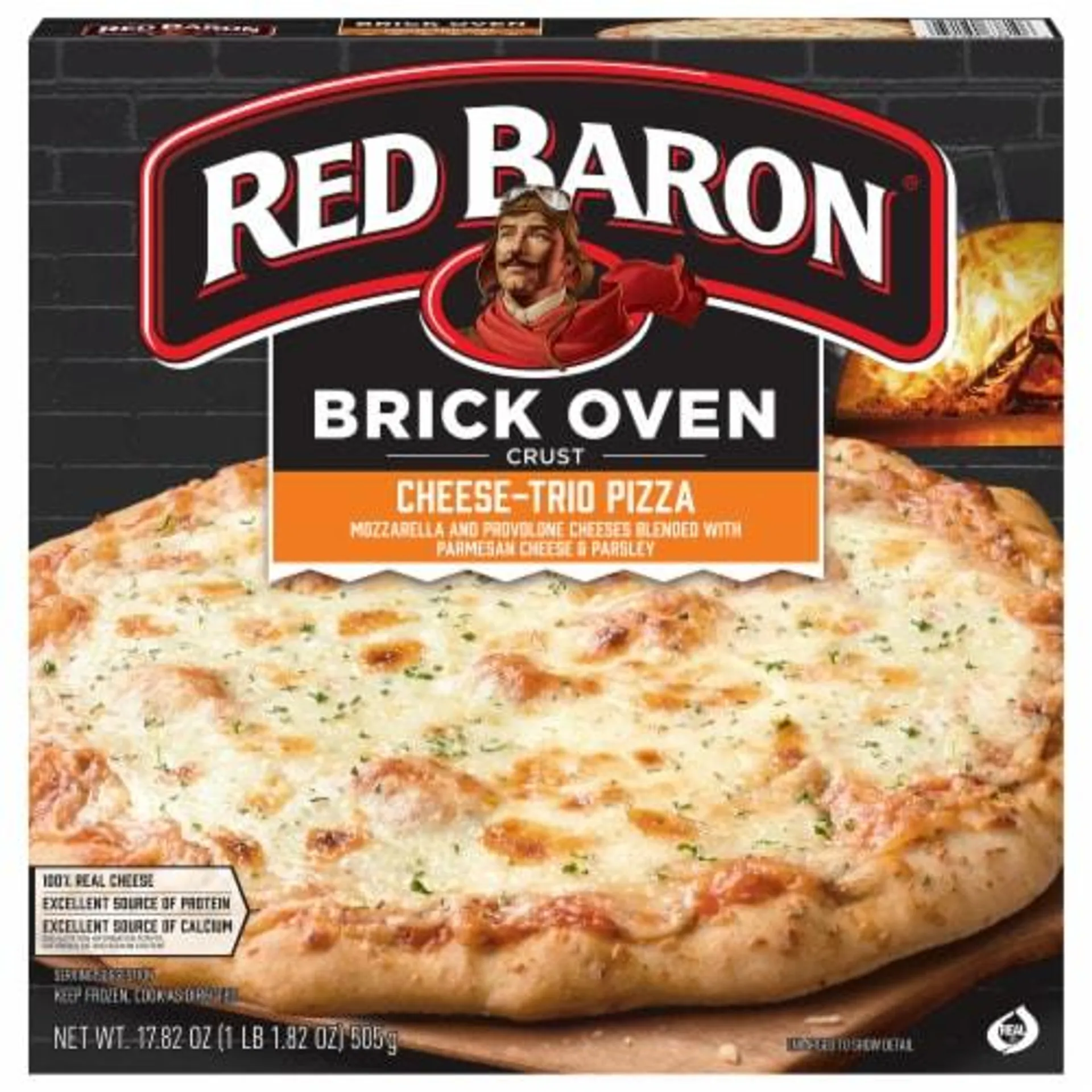 Red Baron Frozen Pizza Brick Oven Cheese Trio