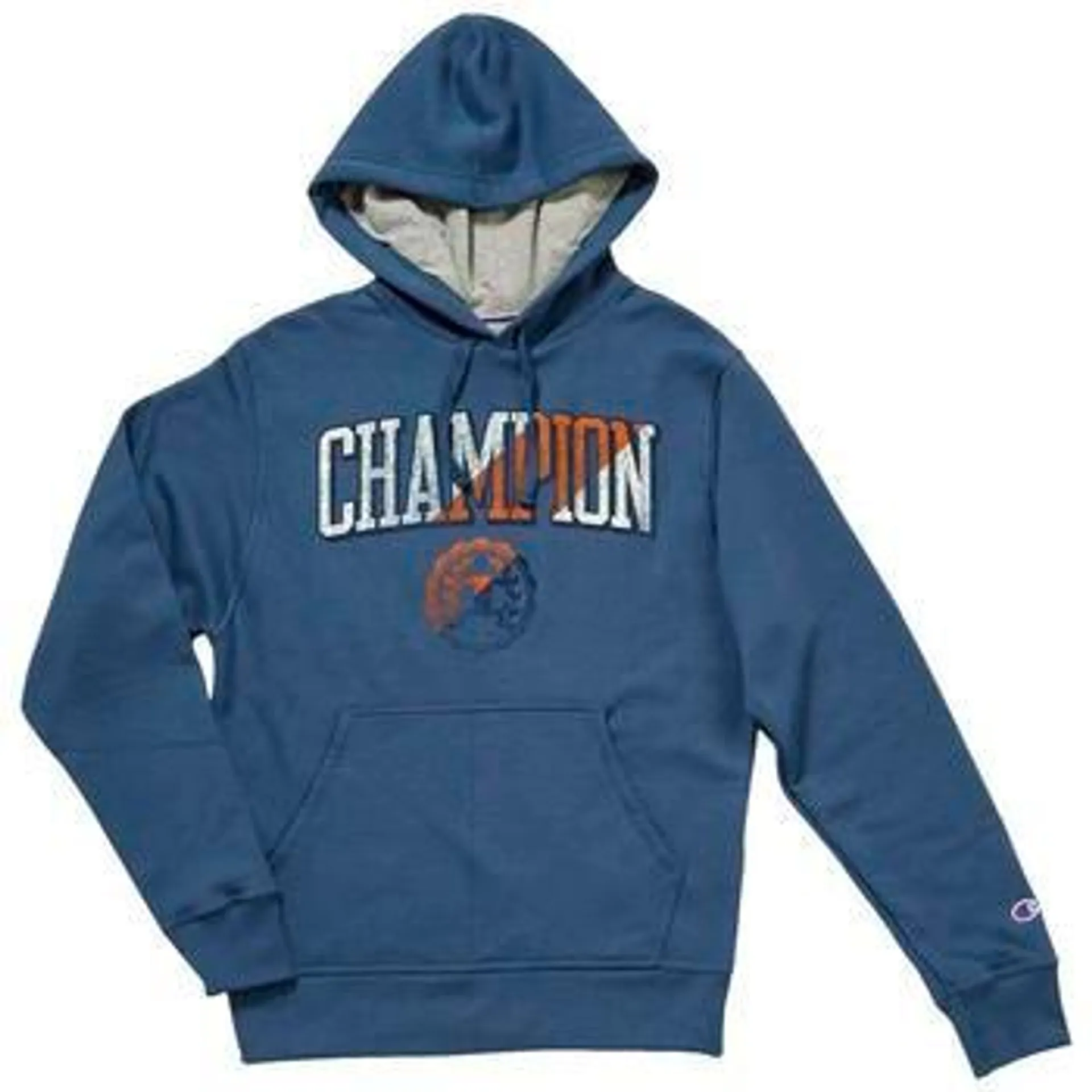 Mens Champion Power Blend Athletic Graphic Hoodie - Elevation