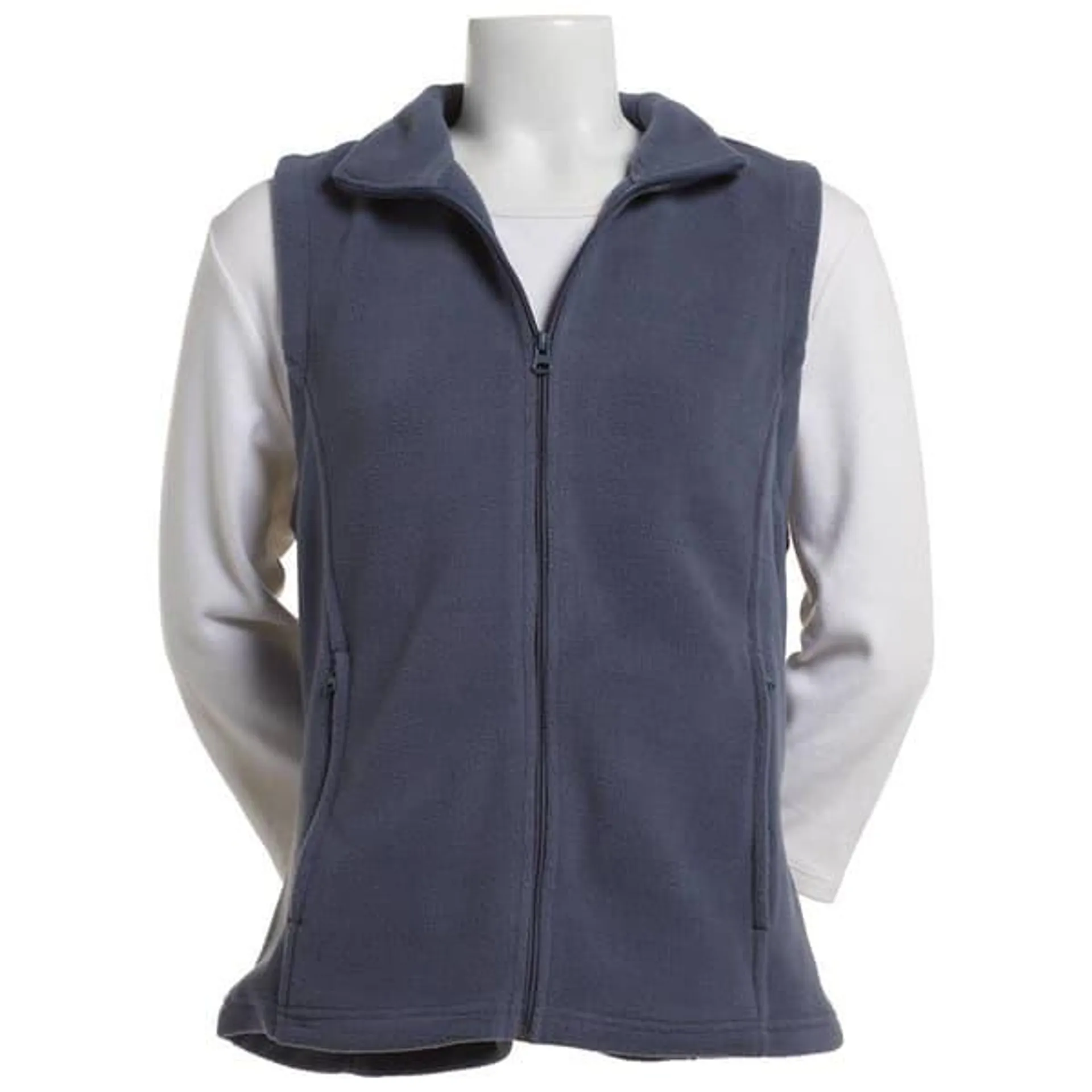 Womens Mountain Ridge Microfleece Zip Front Vest