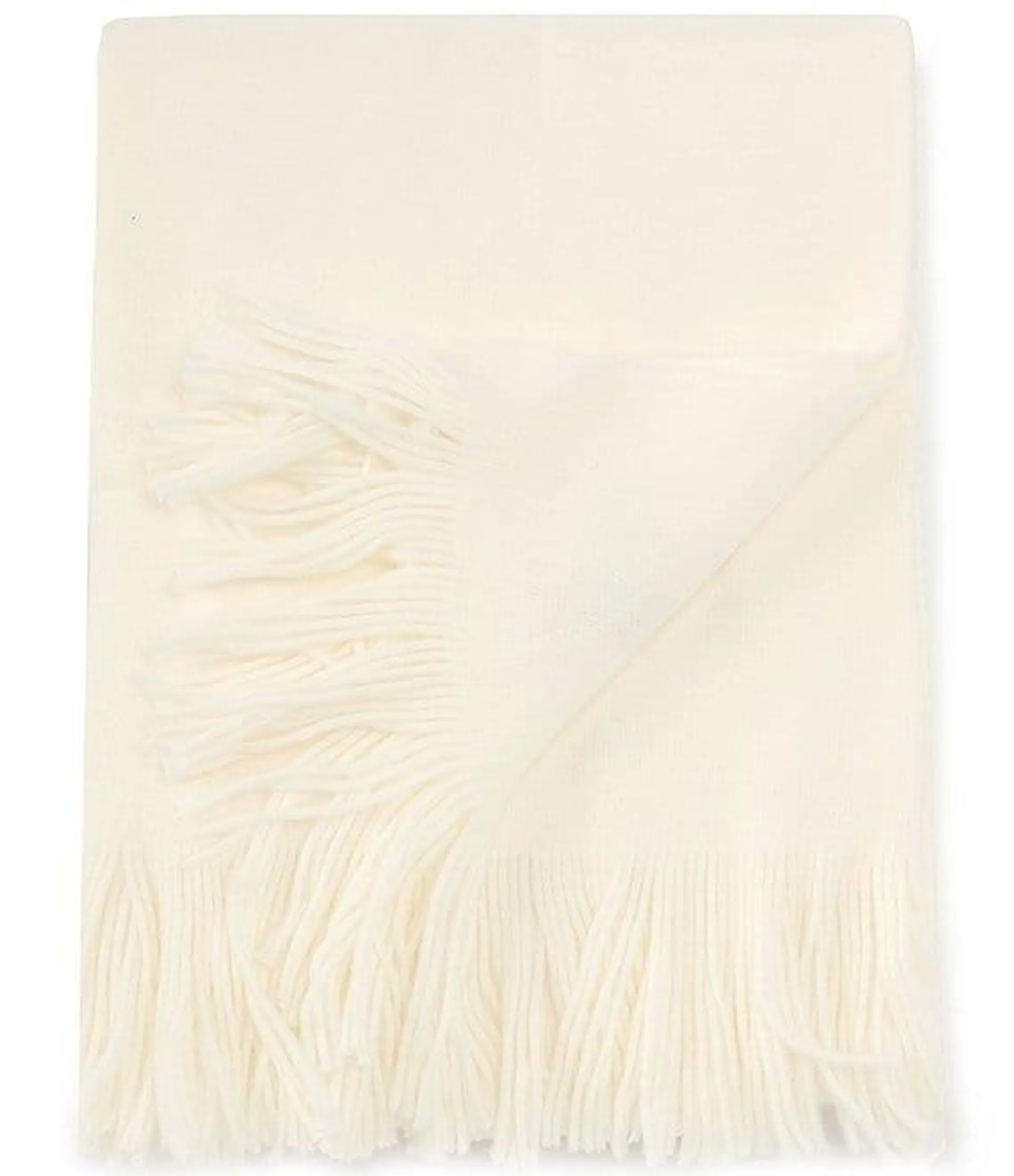 Ashford Fringed Acrylic Throw Blanket