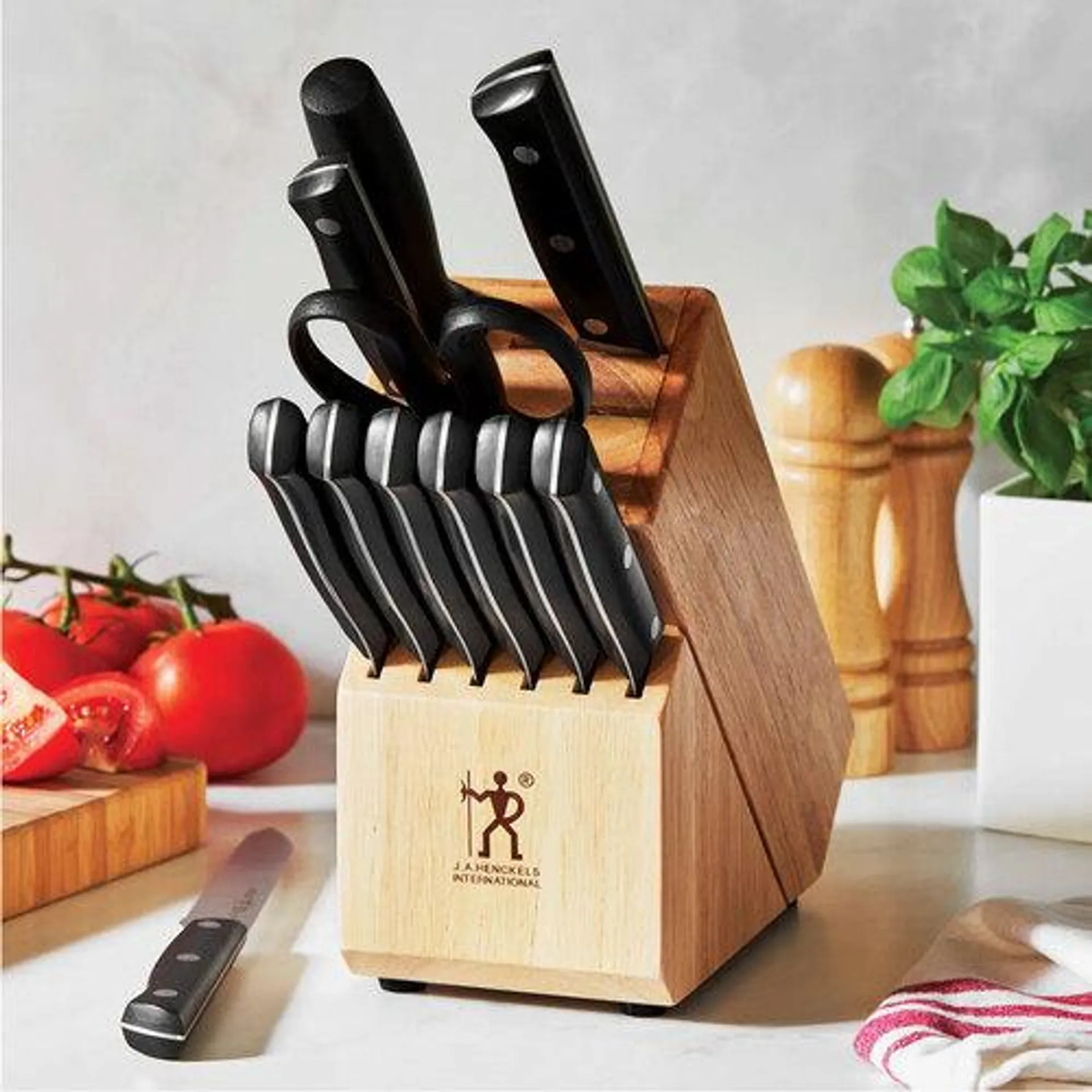 Dynamic 12-Piece Knife Block Set - Natural