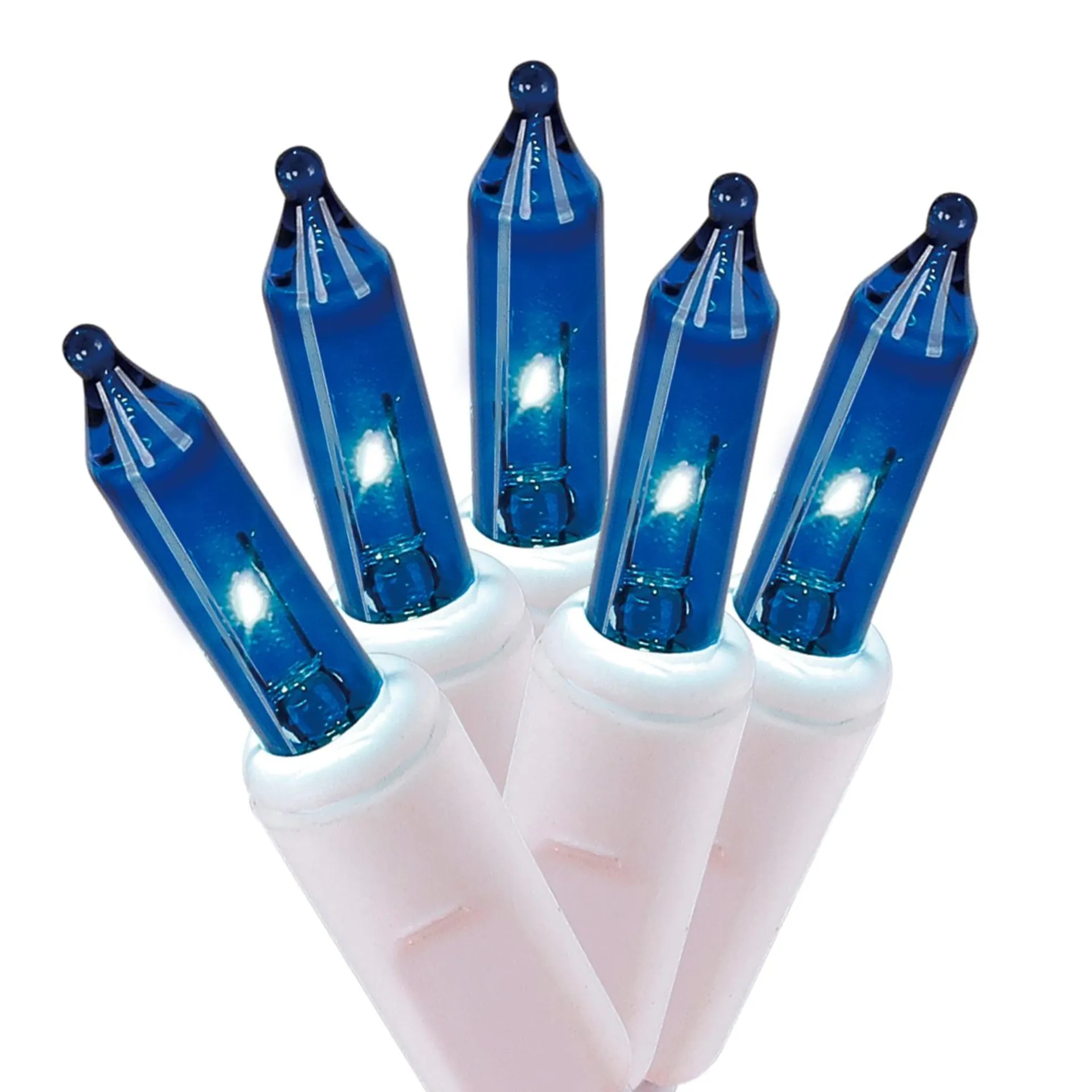 Blue Incandescent Mini Lights Holiday Lighting, 22.5', by Holiday Time