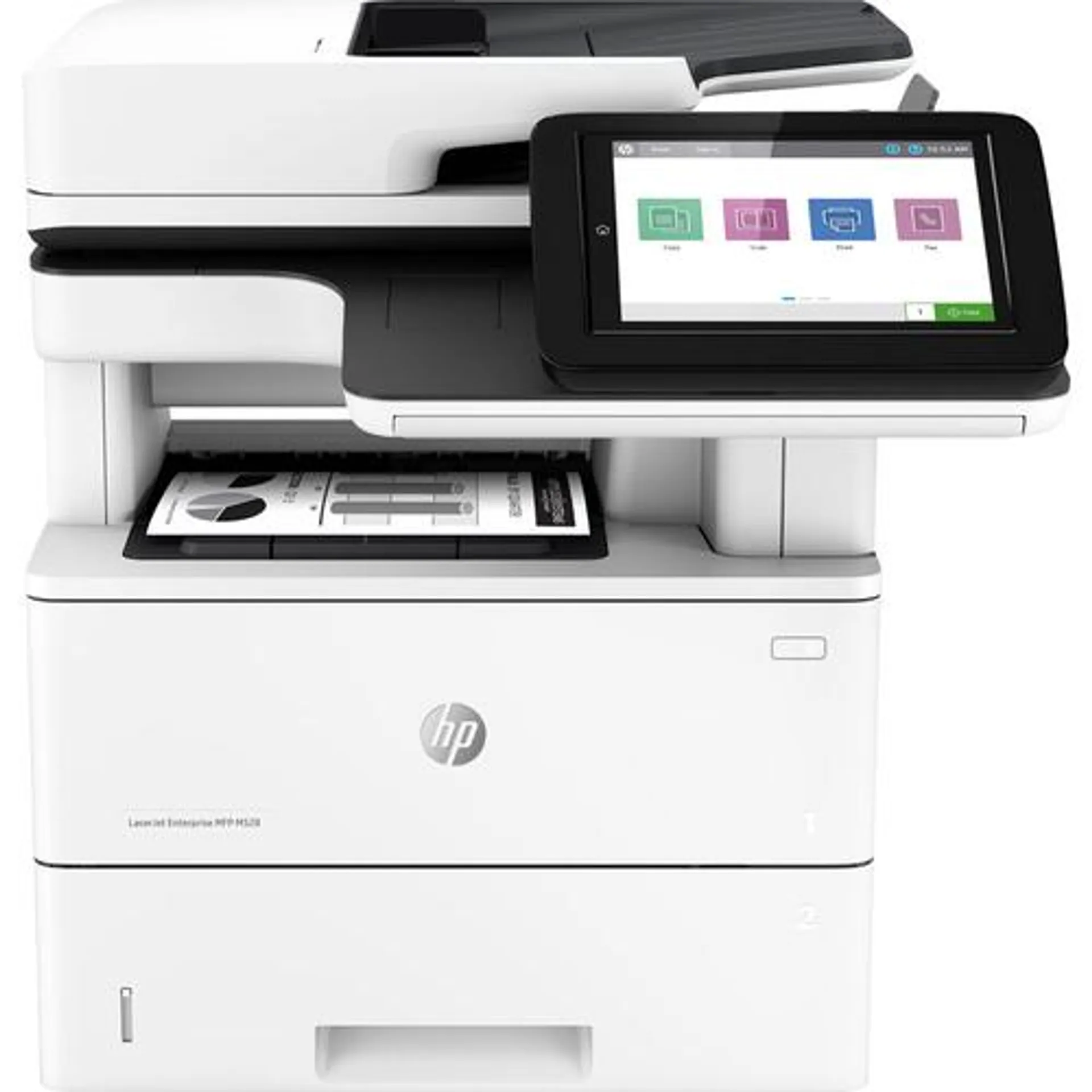 Hewlett Packard LaserJet Enterprise MFP M528dn Monochrome All-in-One Laser Printer - Open Box