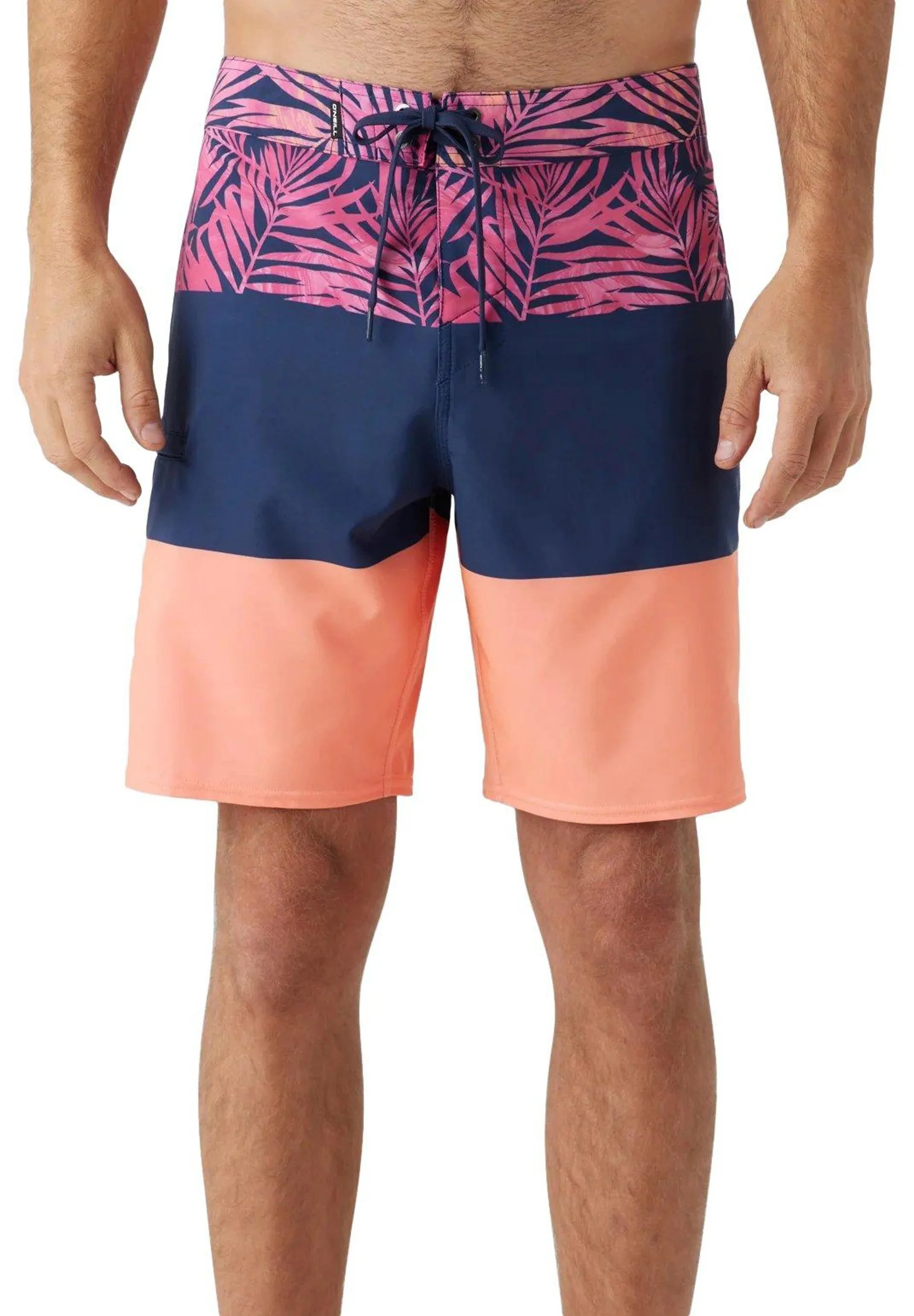 O'Neill Mens 19 in. Hyperfreak Heat Stripe Boardshorts