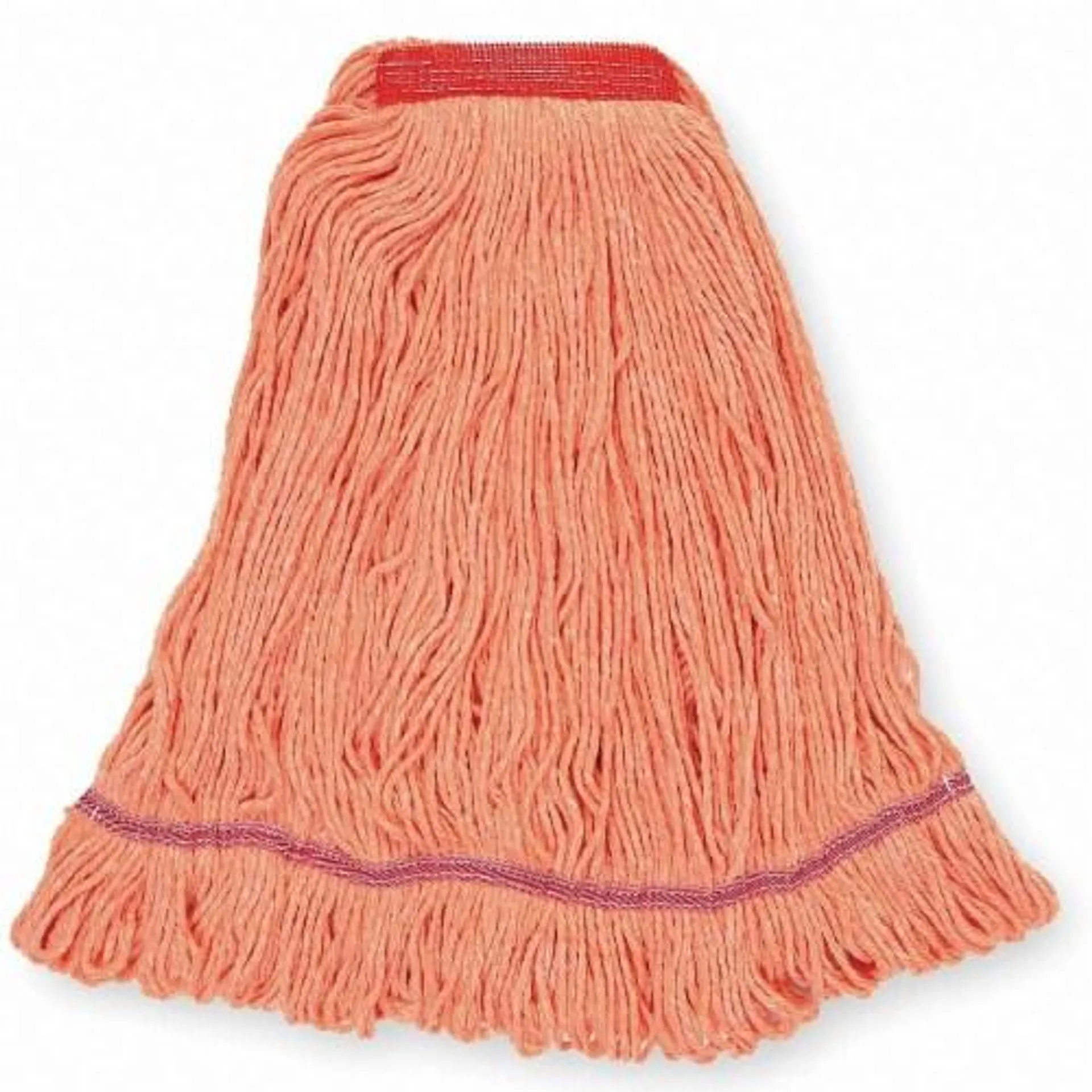 Tough Guy Wet Mop,Orange,Cotton 1TYU4