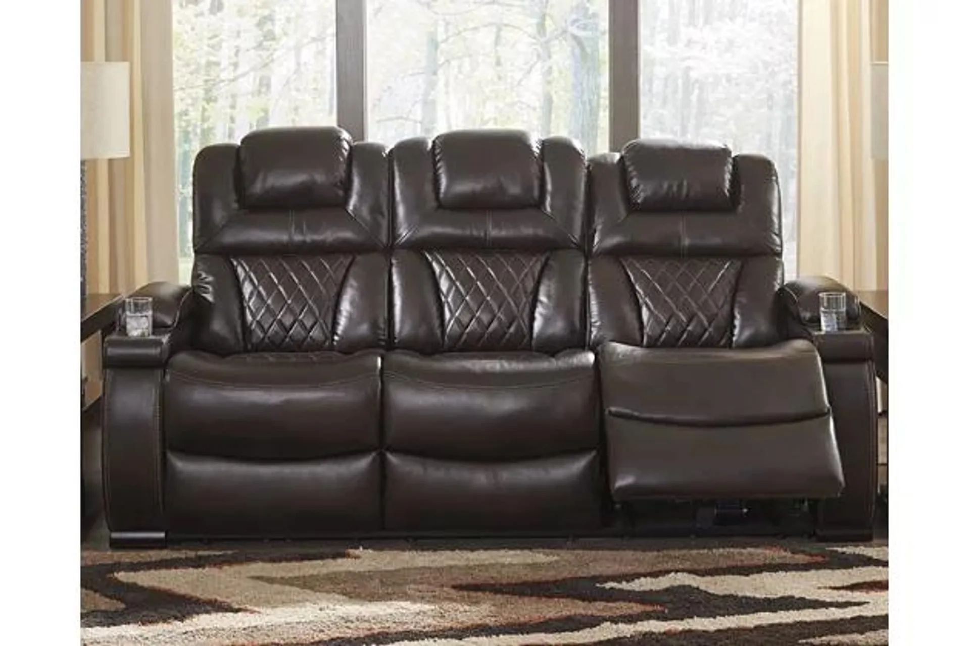 Warnerton Dual Power Reclining Sofa