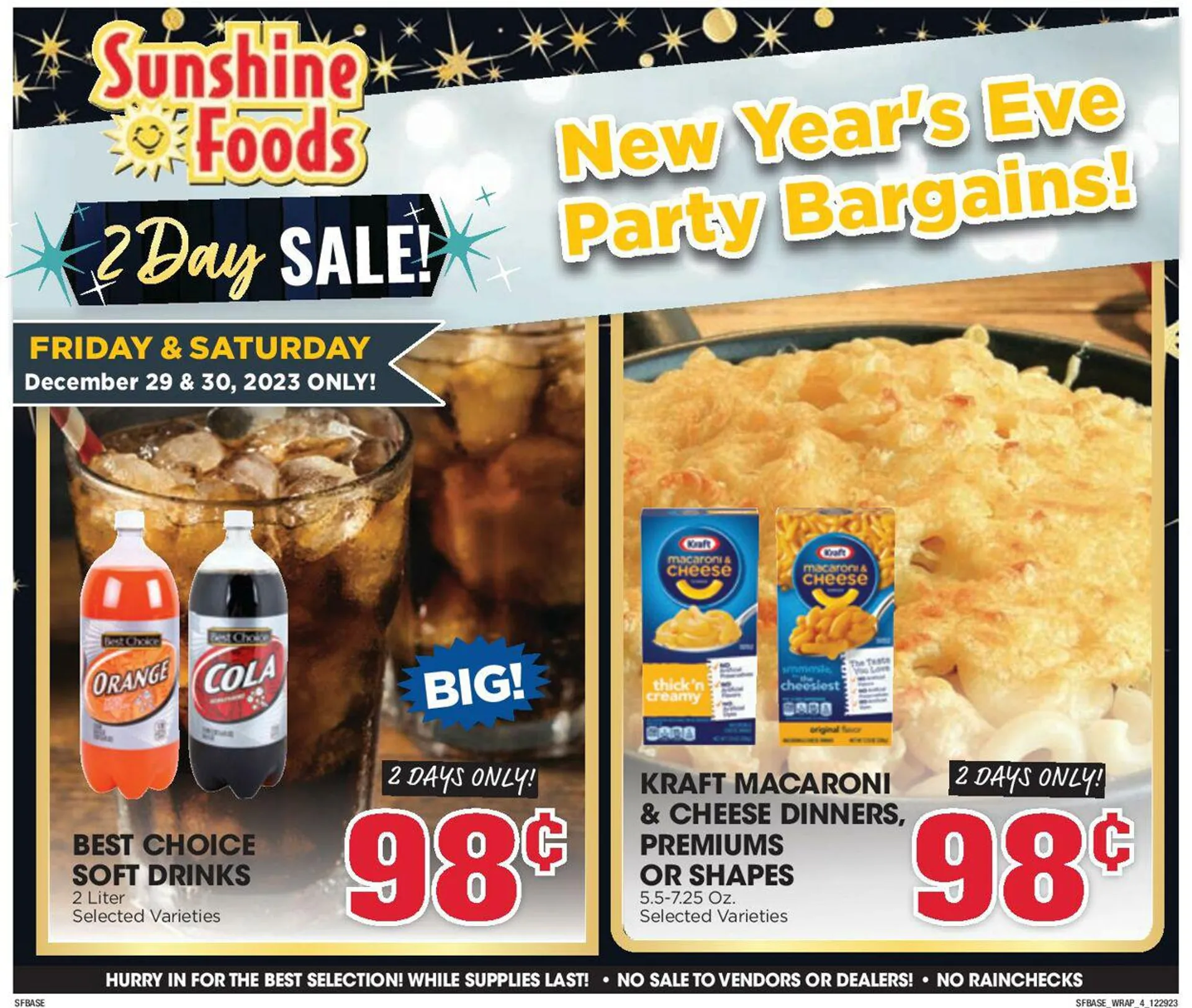 Weekly ad Sunshine Foods from December 27 to January 2 2024 - Page 12