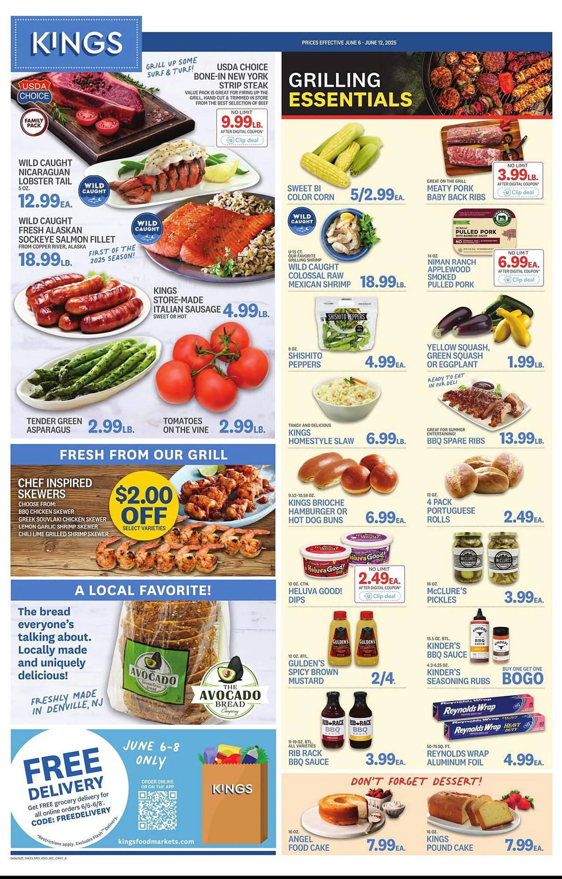 Weekly ad Kings Food Markets Weekly Ad from June 6 to June 12 2025 - Page 1