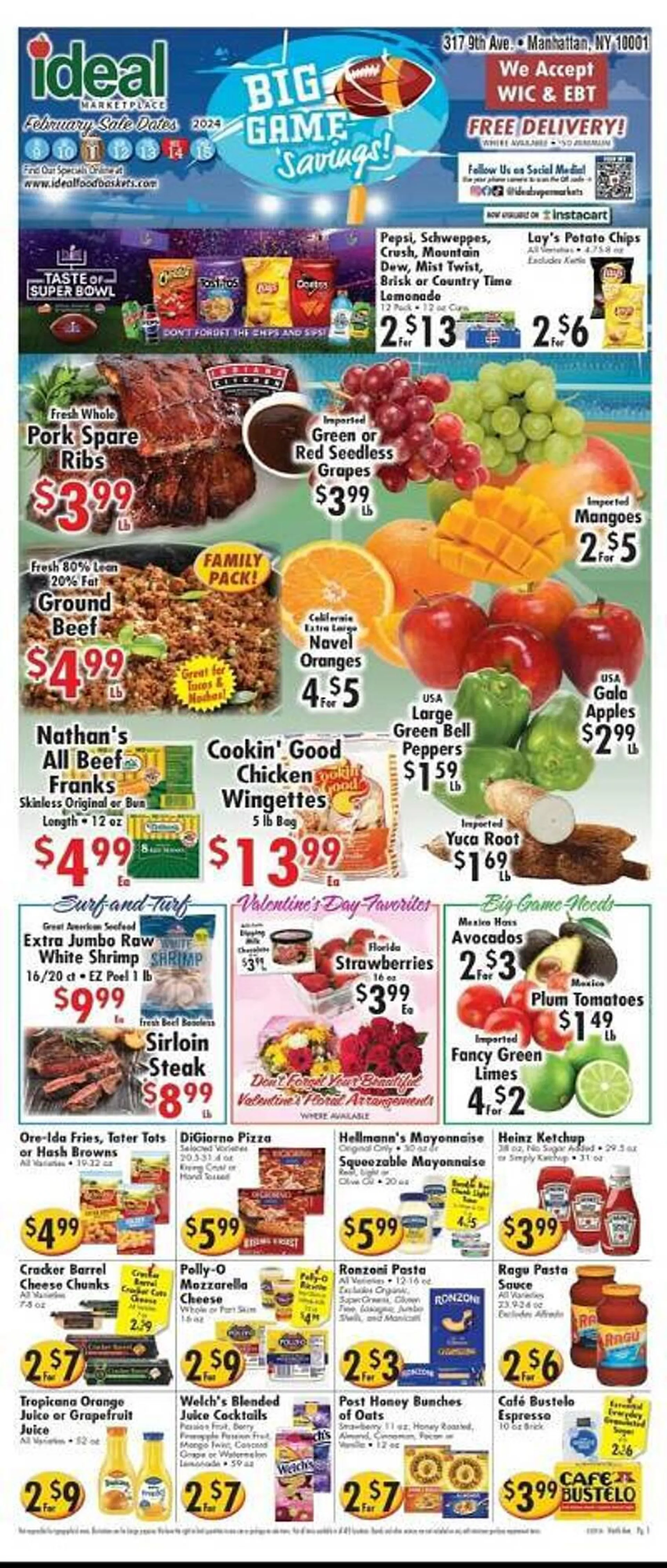 Weekly ad Ideal Food Basket Weekly Ad from February 7 to February 13 2024 - Page 