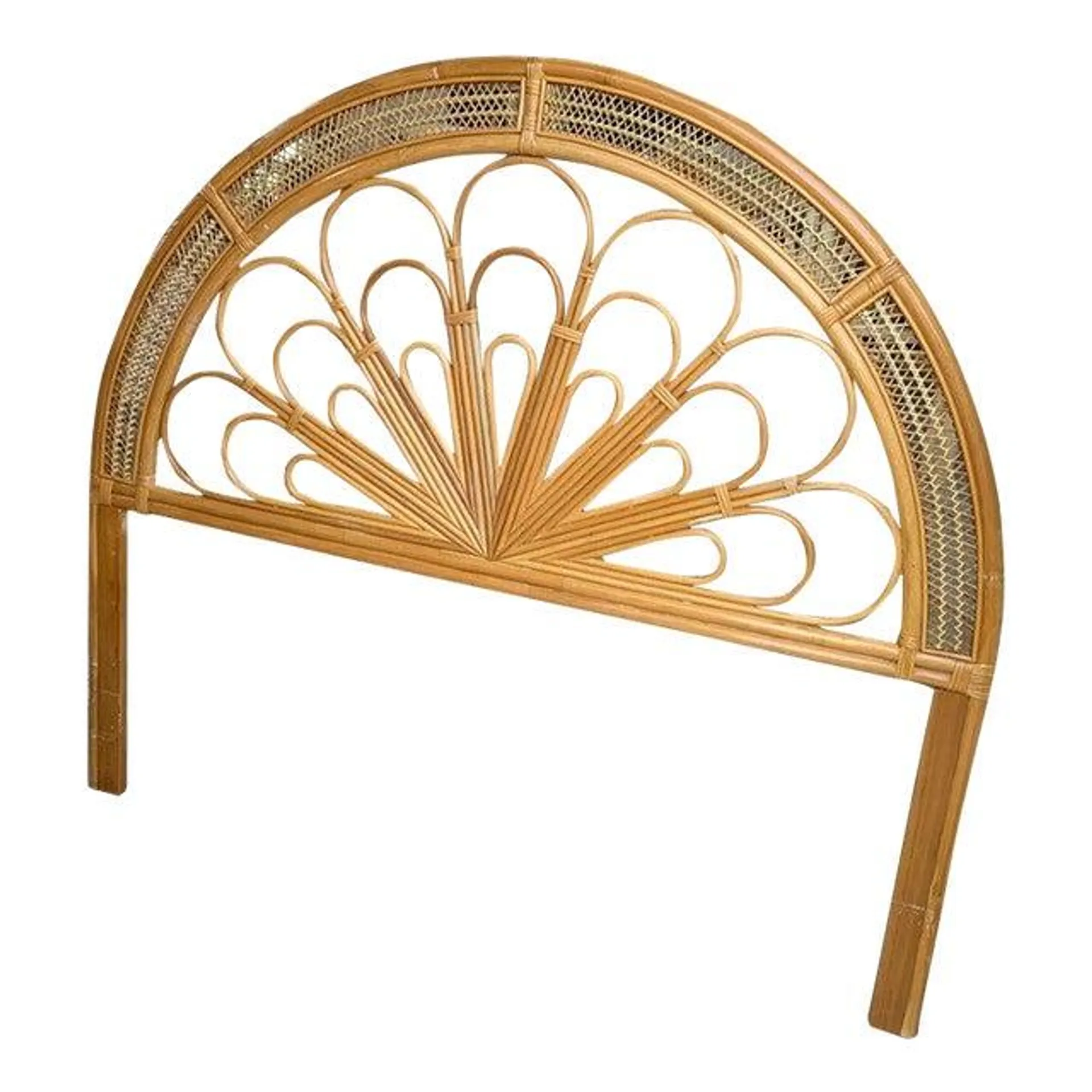 Island Style Queen Rattan Headboard