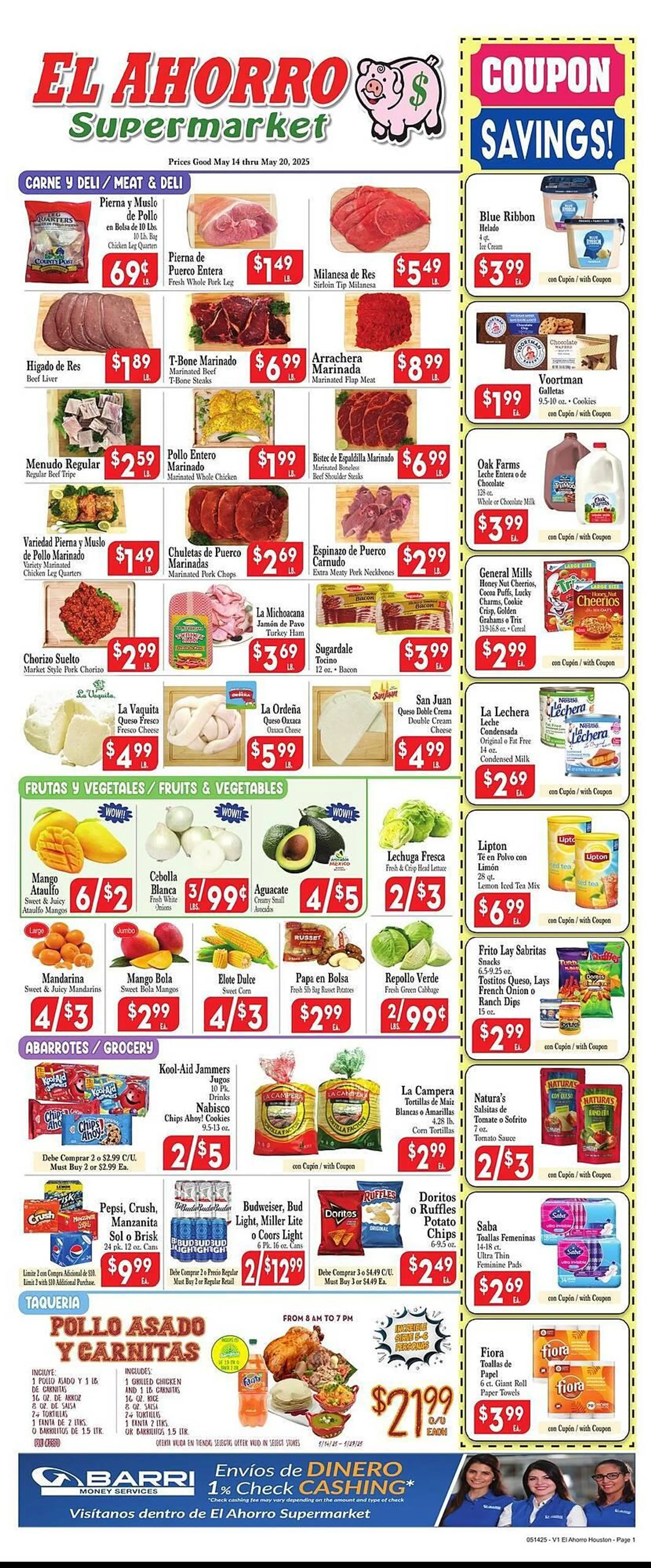El Ahorro Weekly Ad - 1
