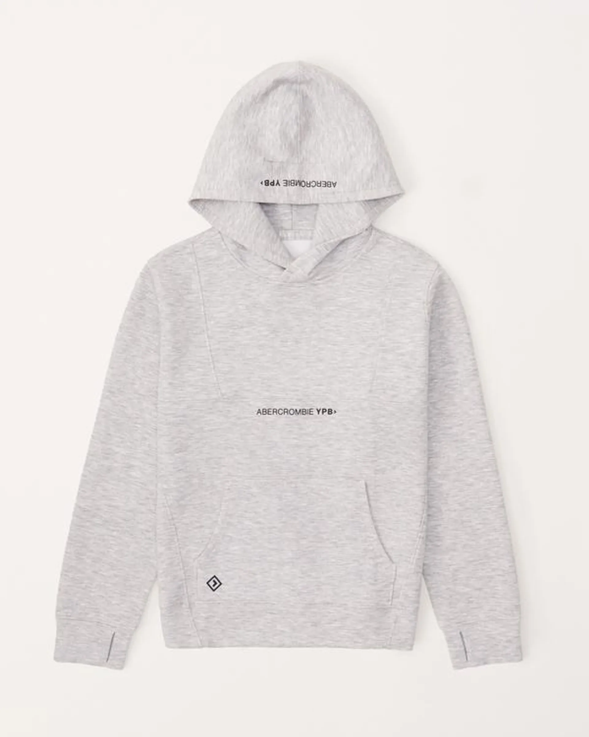 ypb neoknit active logo popover hoodie