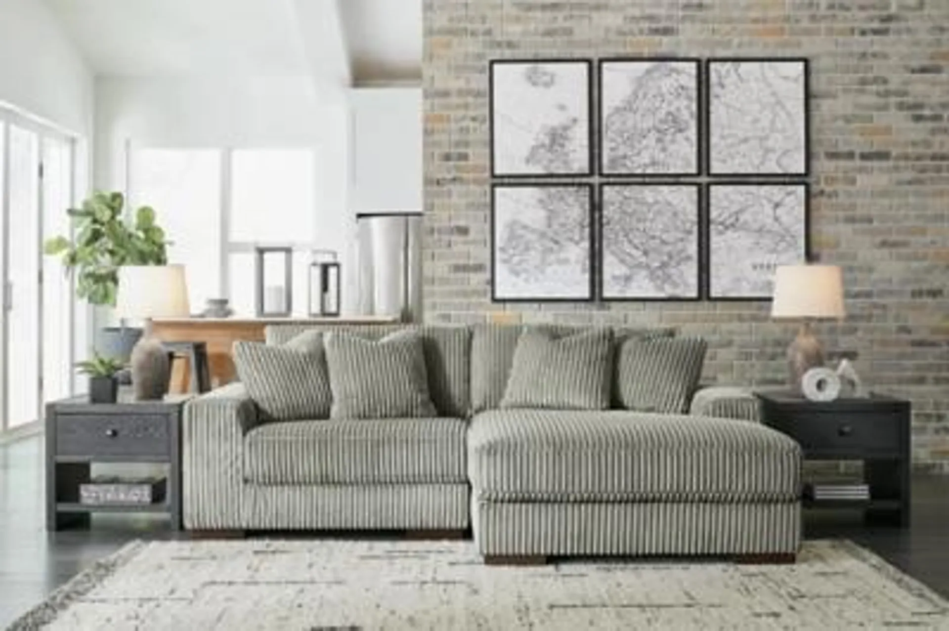 Lindyn 2-Piece Modular Loveseat with Chaise