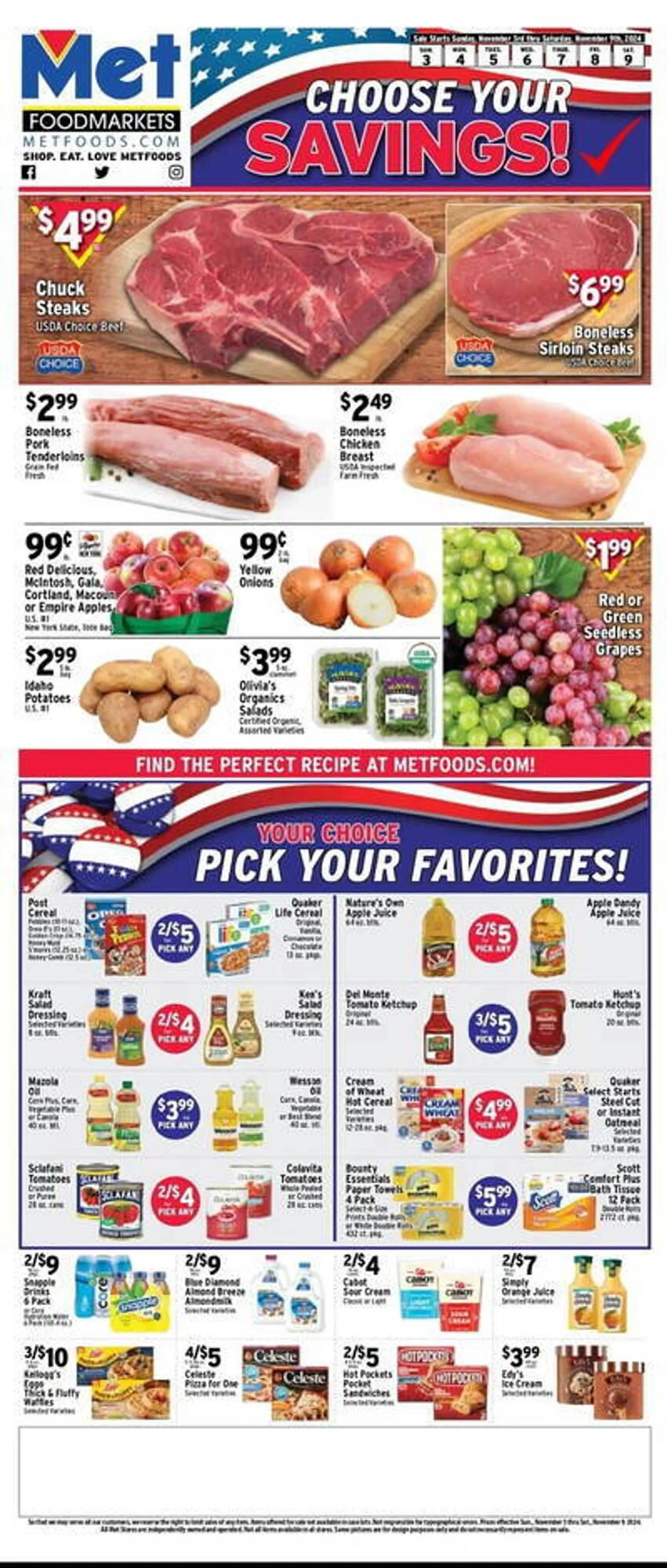 Met Foodmarkets Weekly Ad - 1