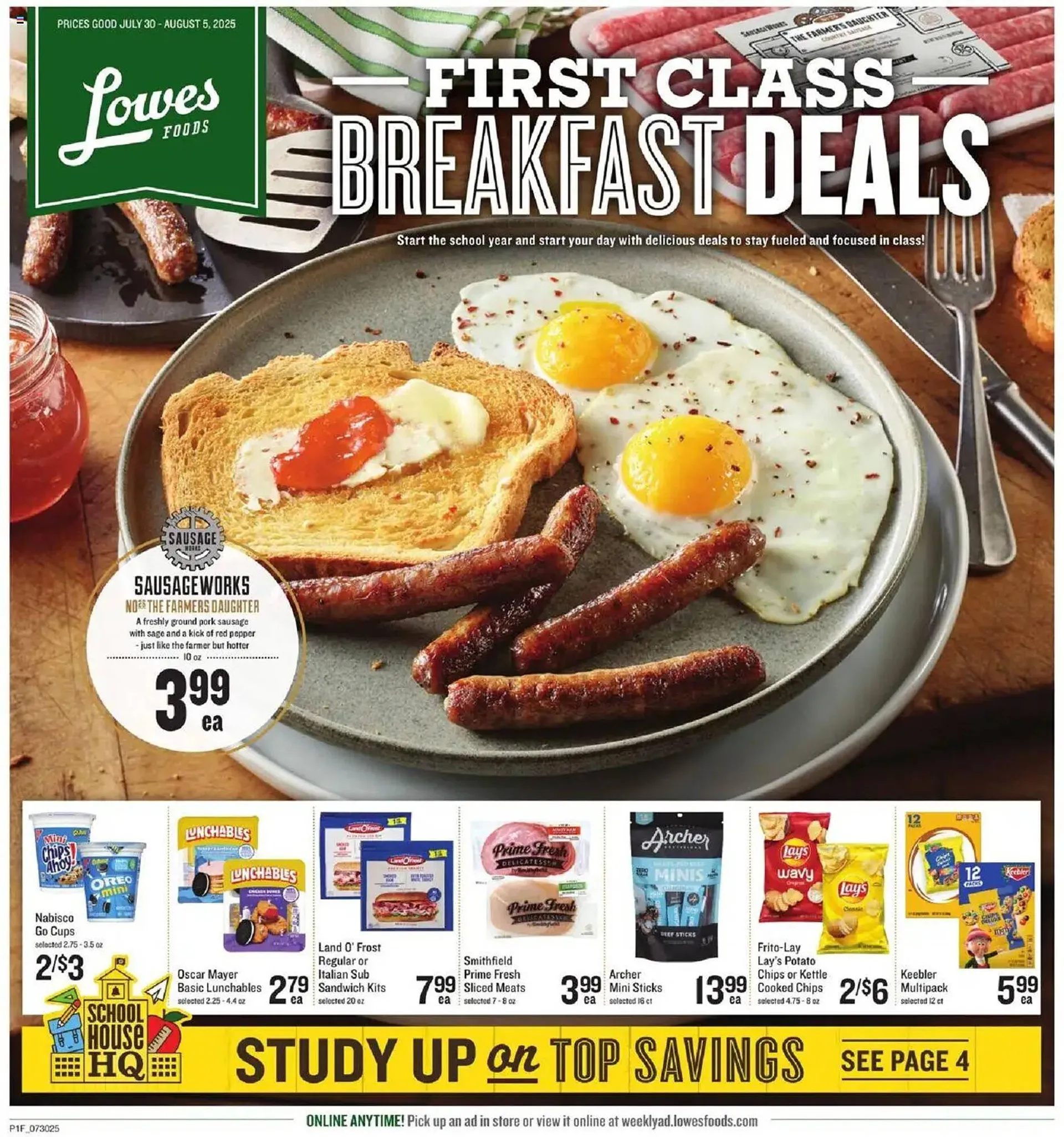 Weekly ad Lowes Foods Weekly Ad from July 30 to August 5 2025 - Page 1